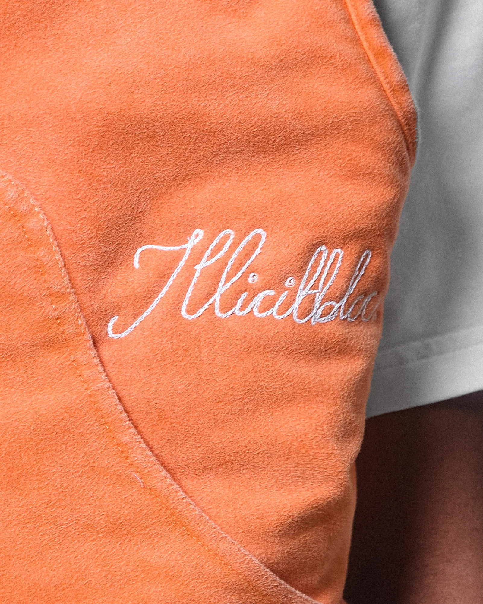 MOLESKIN ANGLER GILET - CARP ORANGE - Image 7