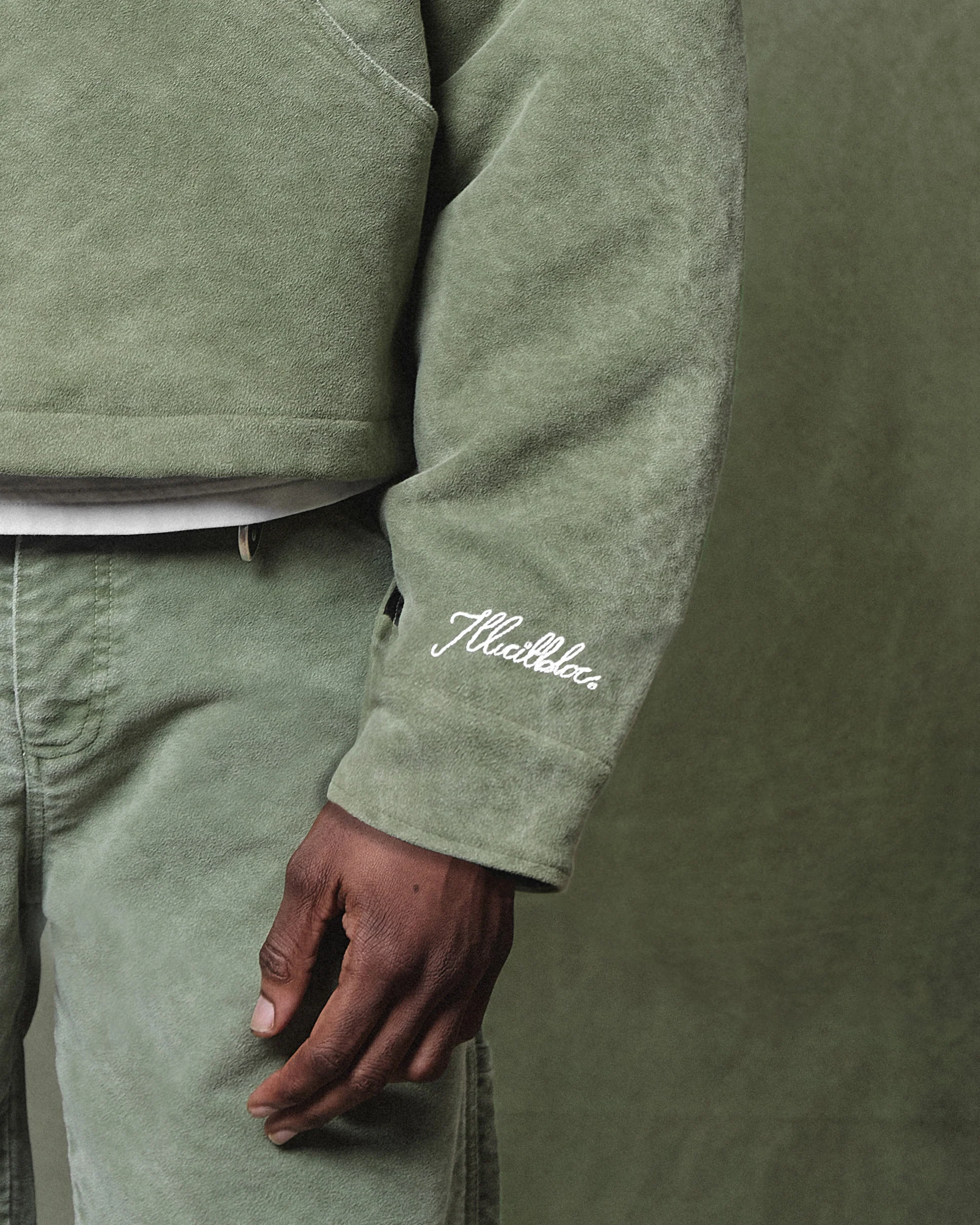 MOLESKIN ANGLER HOODED JACKET - MOSS GRAY - Image 7