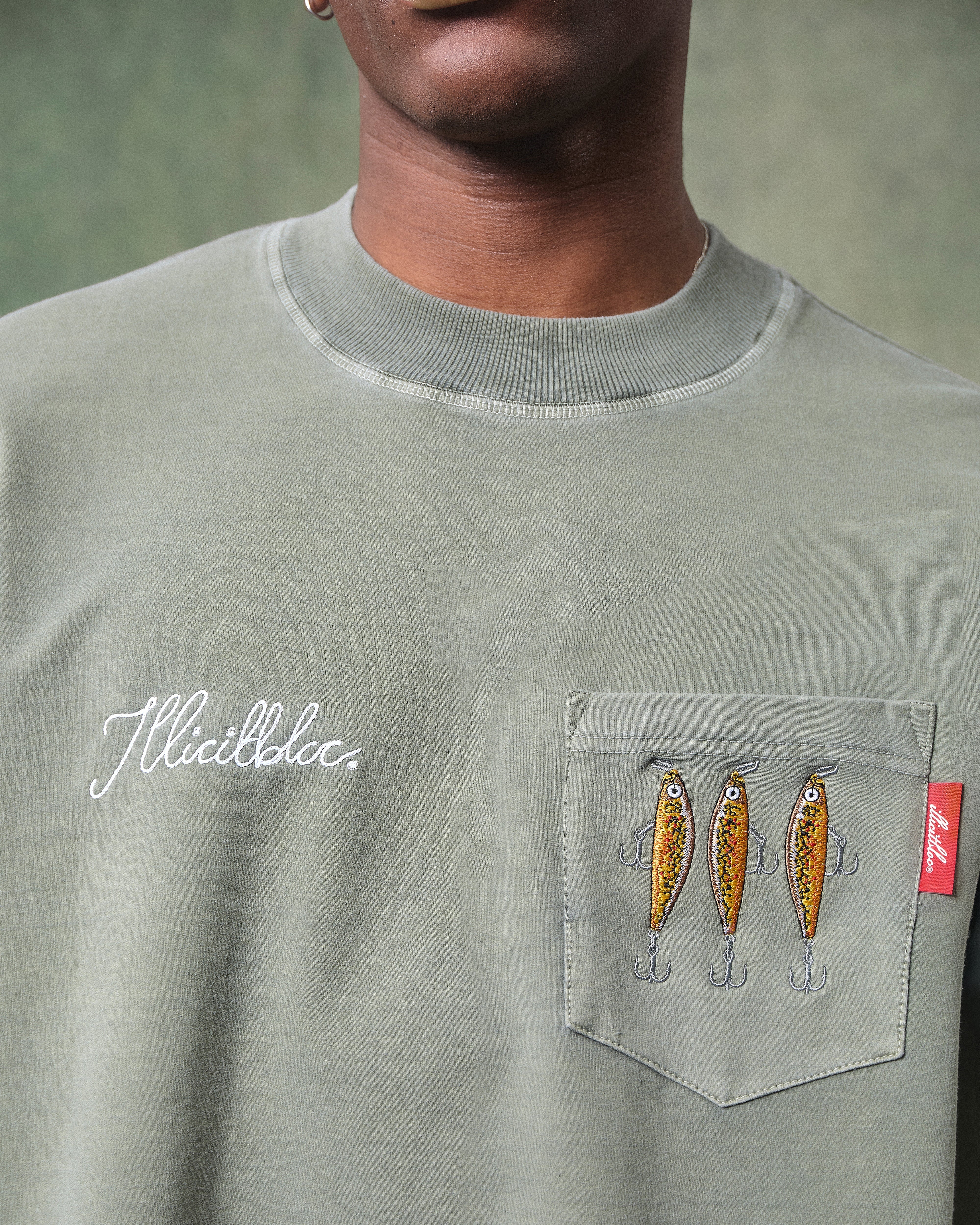BAIT CLOUDWEAVE™ POCKET LONG SLEEVE T-SHIRT - MOSS GRAY - Image 3