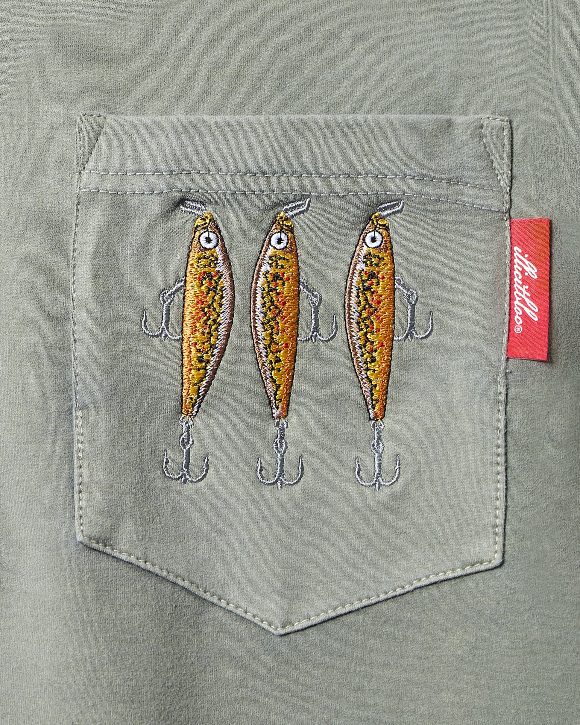BAIT CLOUDWEAVE™ POCKET LONG SLEEVE T-SHIRT - MOSS GRAY - Image 5