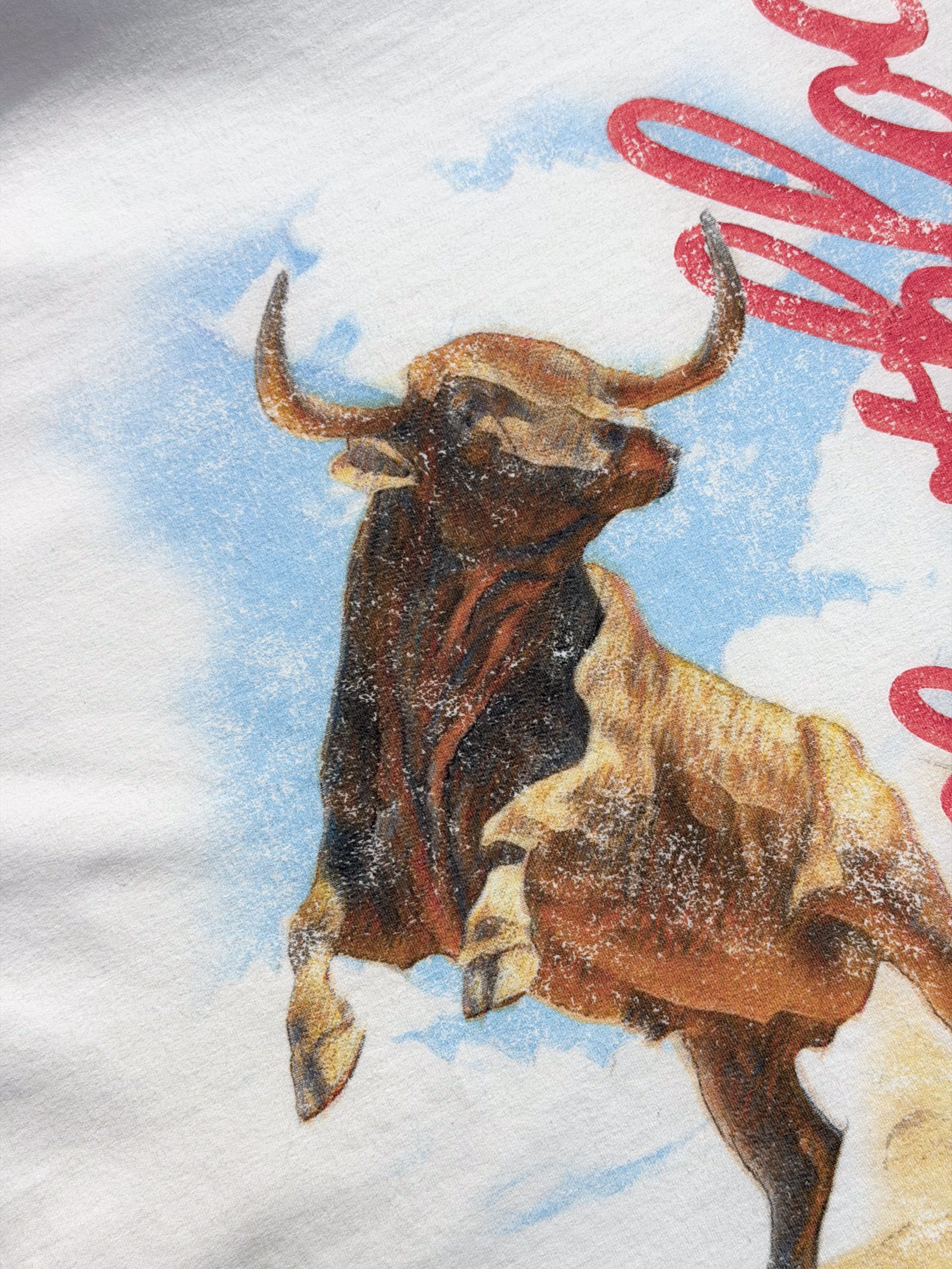 BULL MASCOT CLOUDWEAVE™ LONG SLEEVE T-SHIRT - WHITE - Image 5