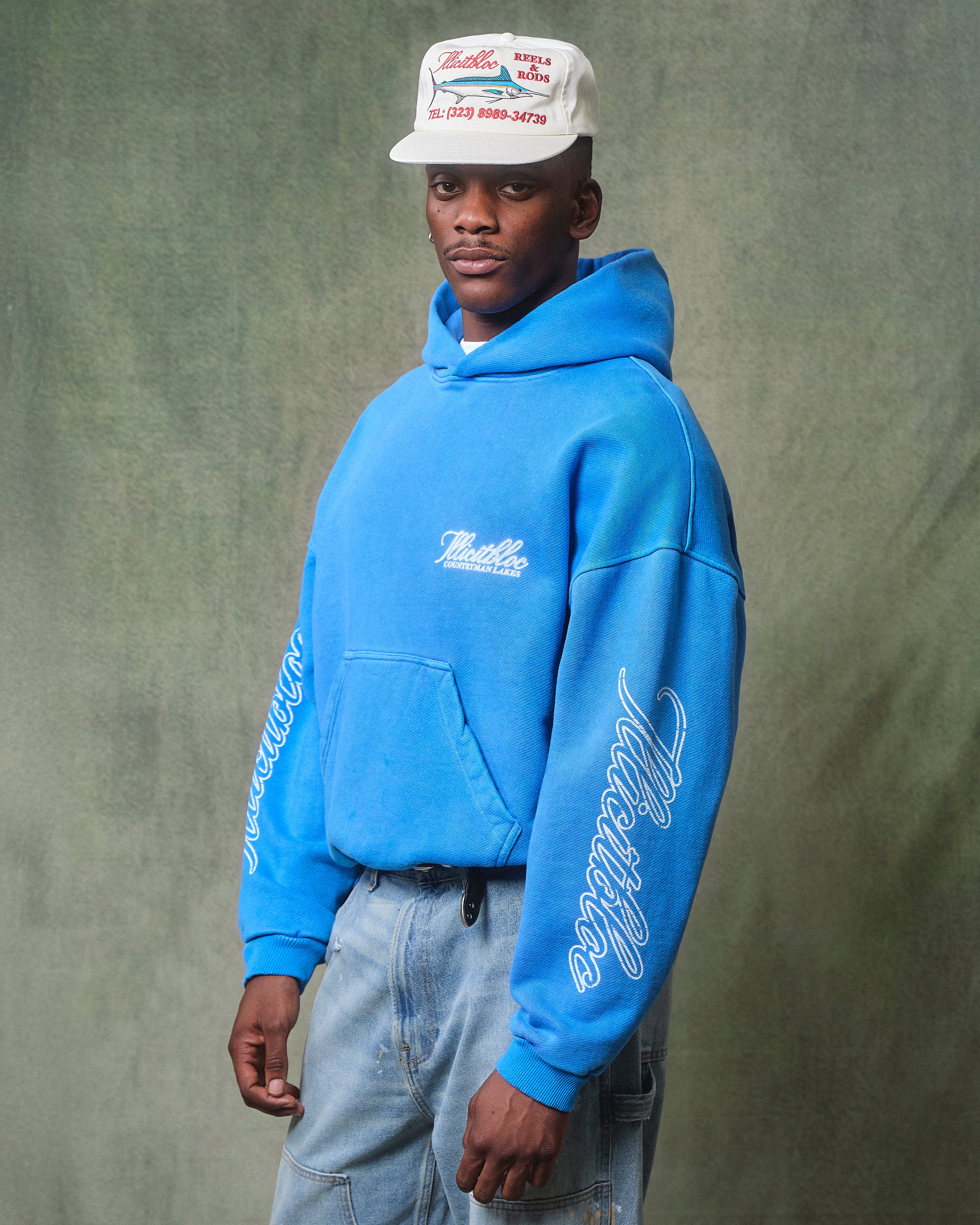 CATCH OF THE DAY IRONWEAVE™ HOODIE - COBALT BLUE - Image 3