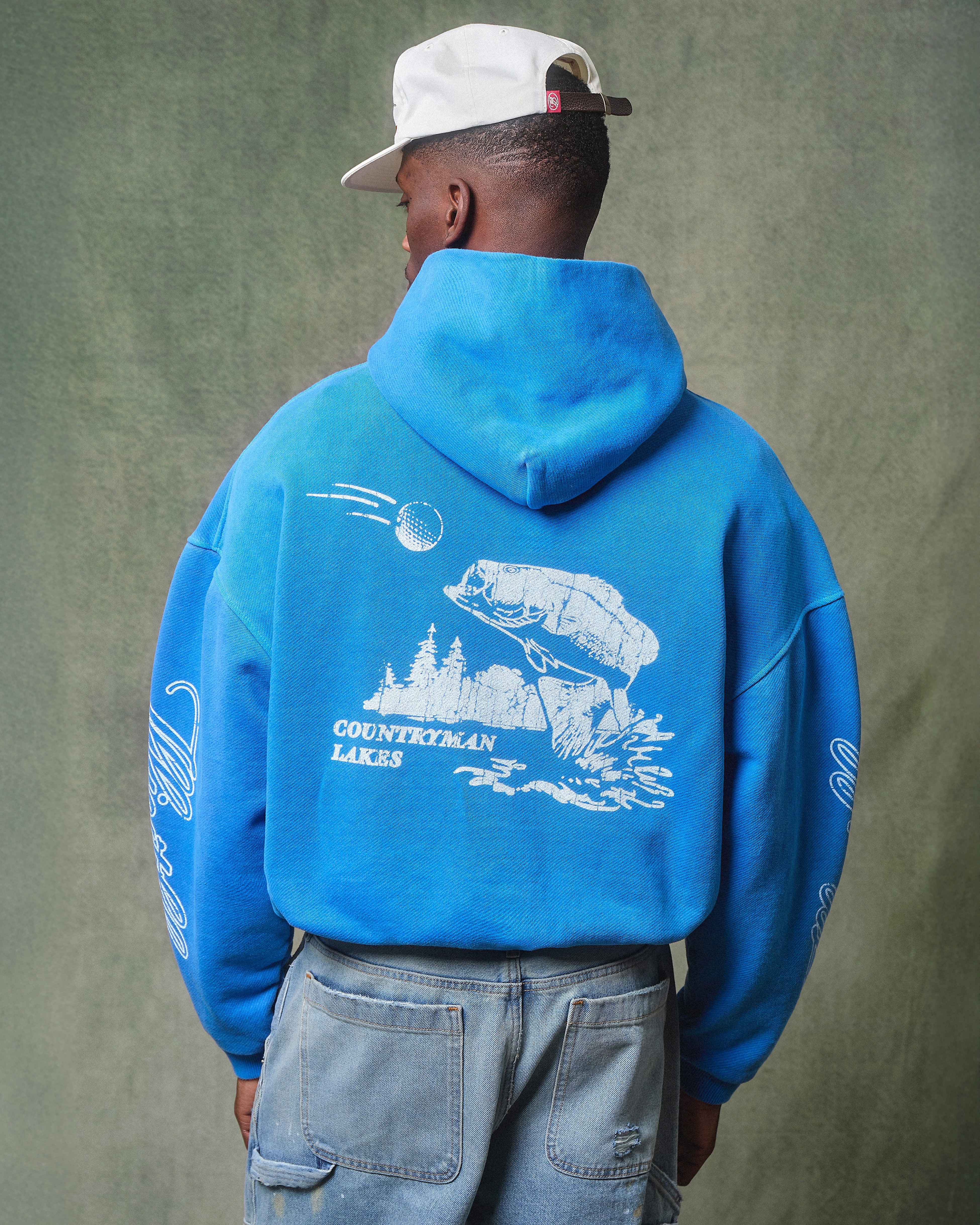 CATCH OF THE DAY IRONWEAVE™ HOODIE - COBALT BLUE - Image 5