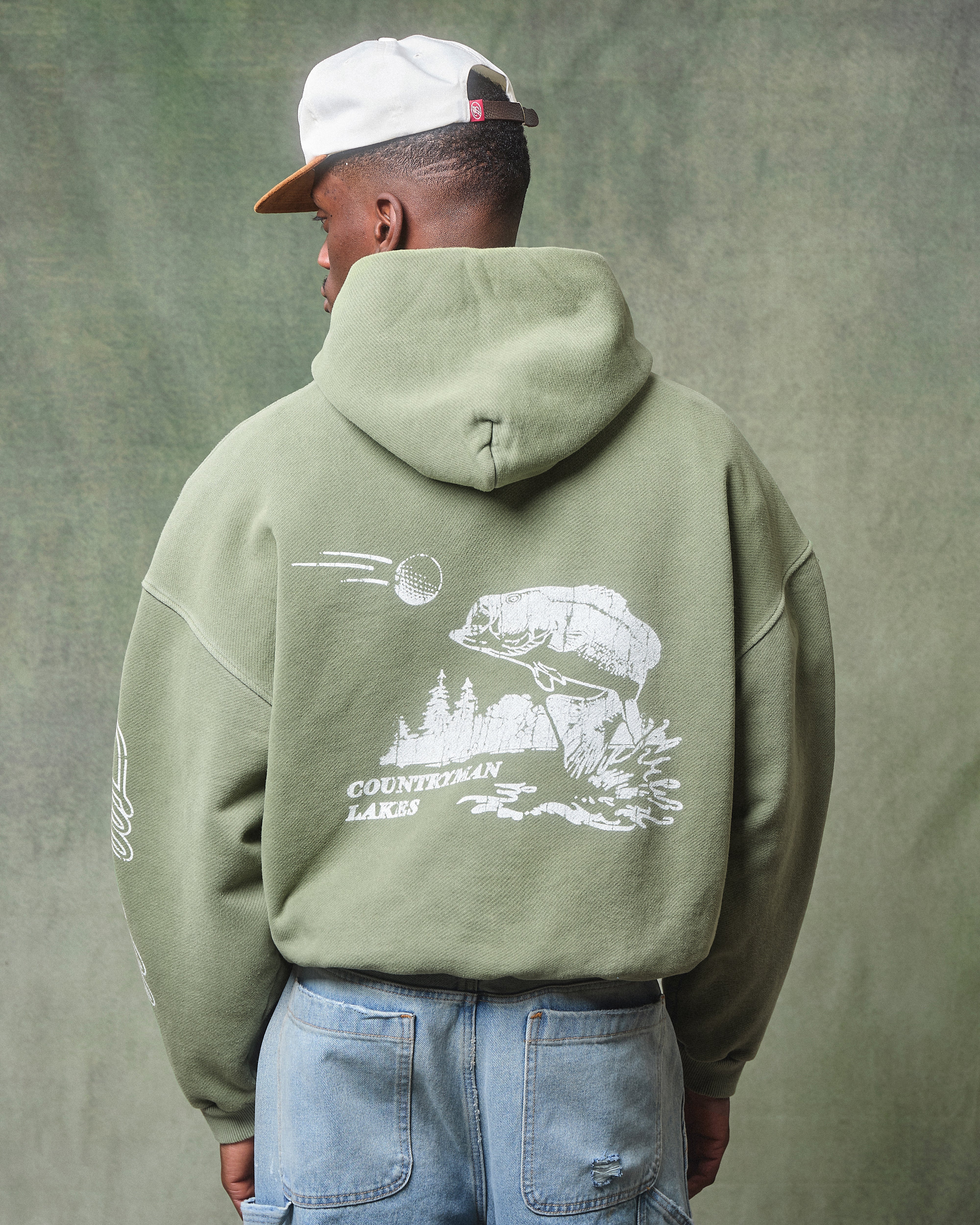 CATCH OF THE DAY IRONWEAVE™ HOODIE - MOSS GRAY - Image 5