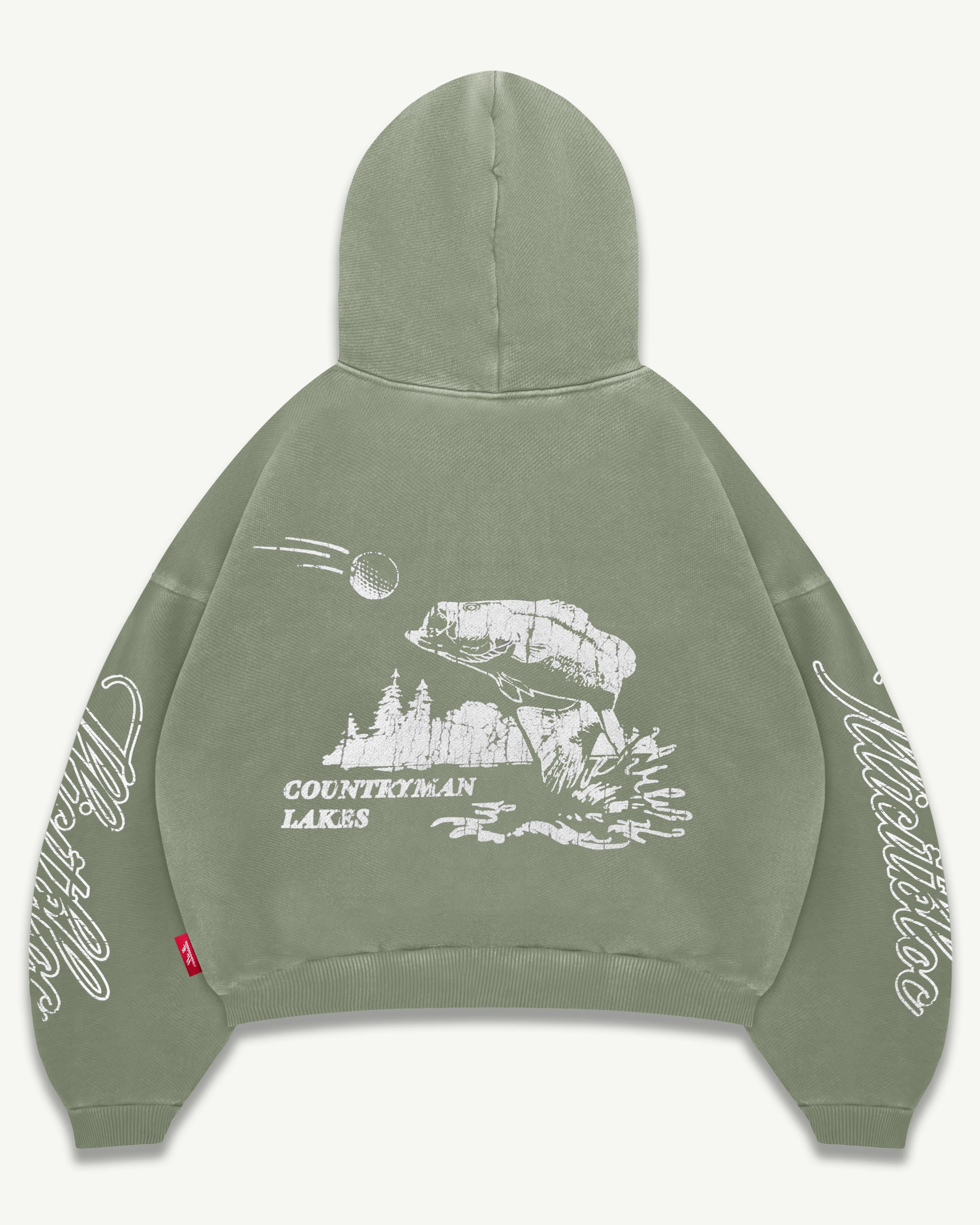CATCH OF THE DAY IRONWEAVE™ HOODIE - MOSS GRAY - Image 9