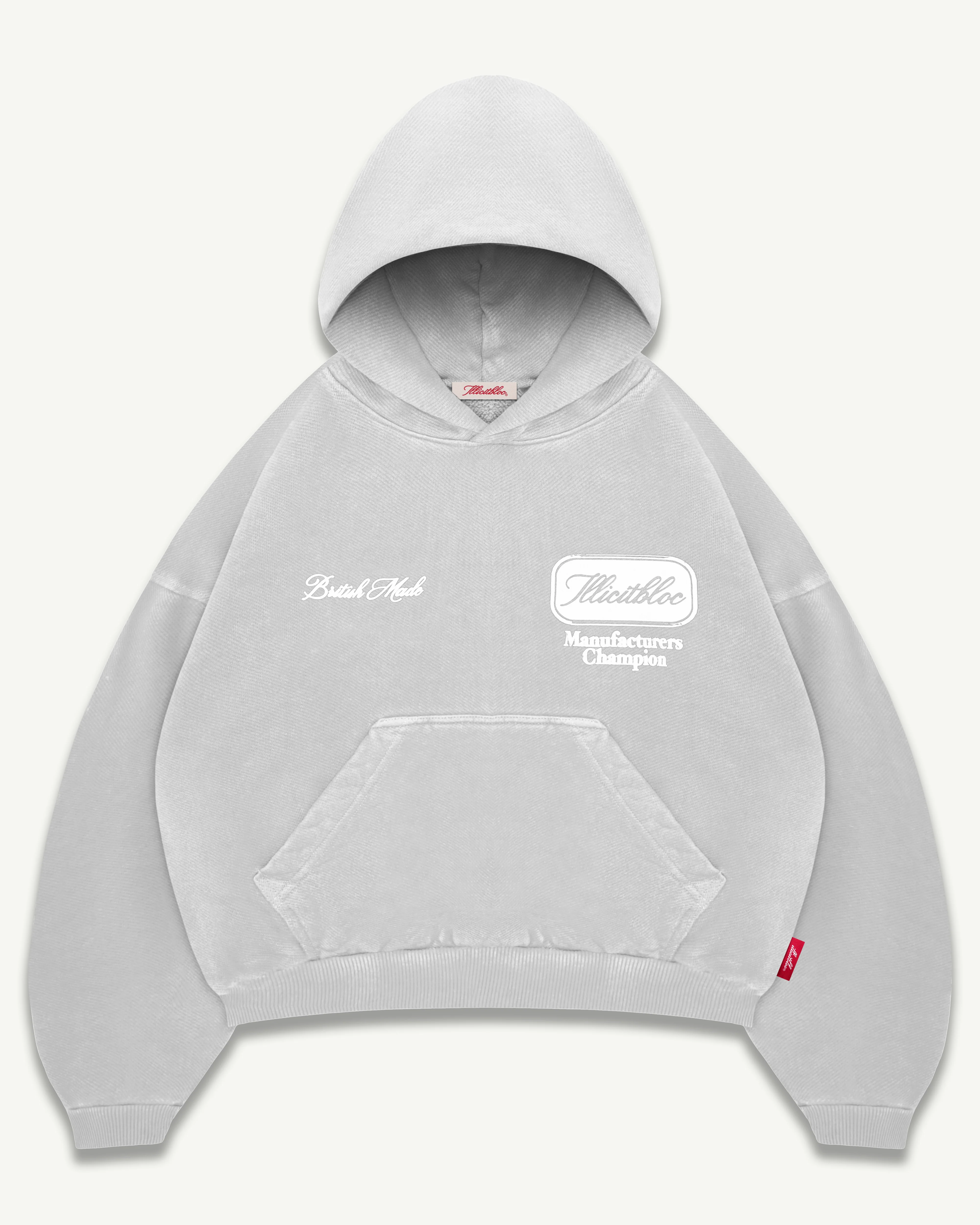 CHAMPION STAMP IRONWEAVE™ HOODIE - POWDER GREY - Image 7