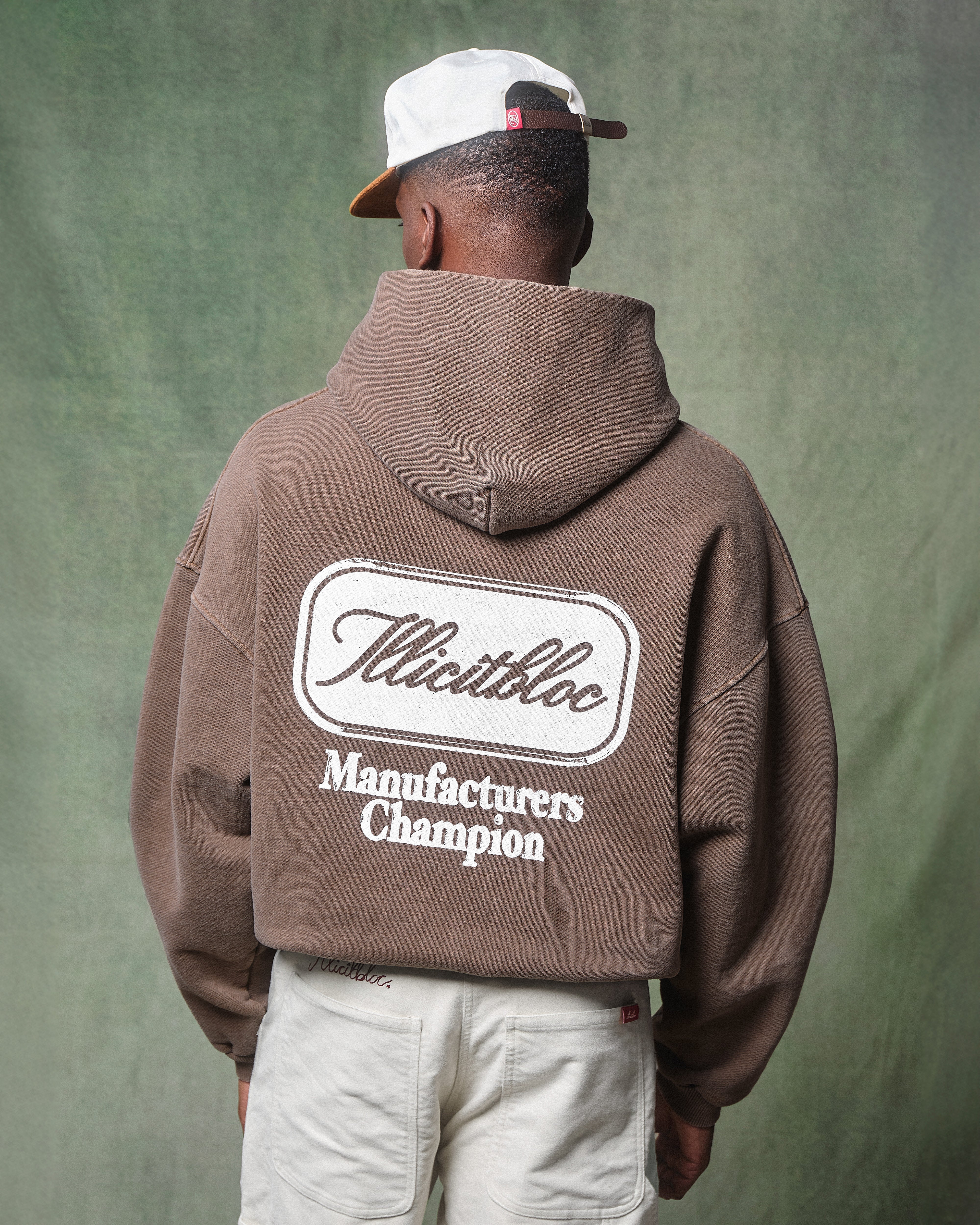 CHAMPION STAMP IRONWEAVE™ HOODIE - WASHED BROWN - Image 4