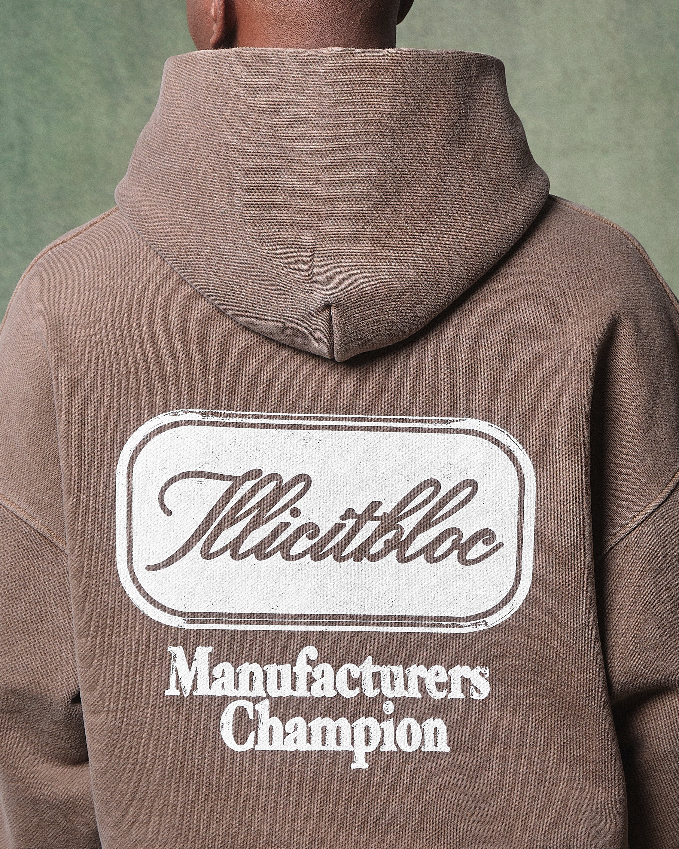 CHAMPION STAMP IRONWEAVE™ HOODIE - WASHED BROWN - Image 5