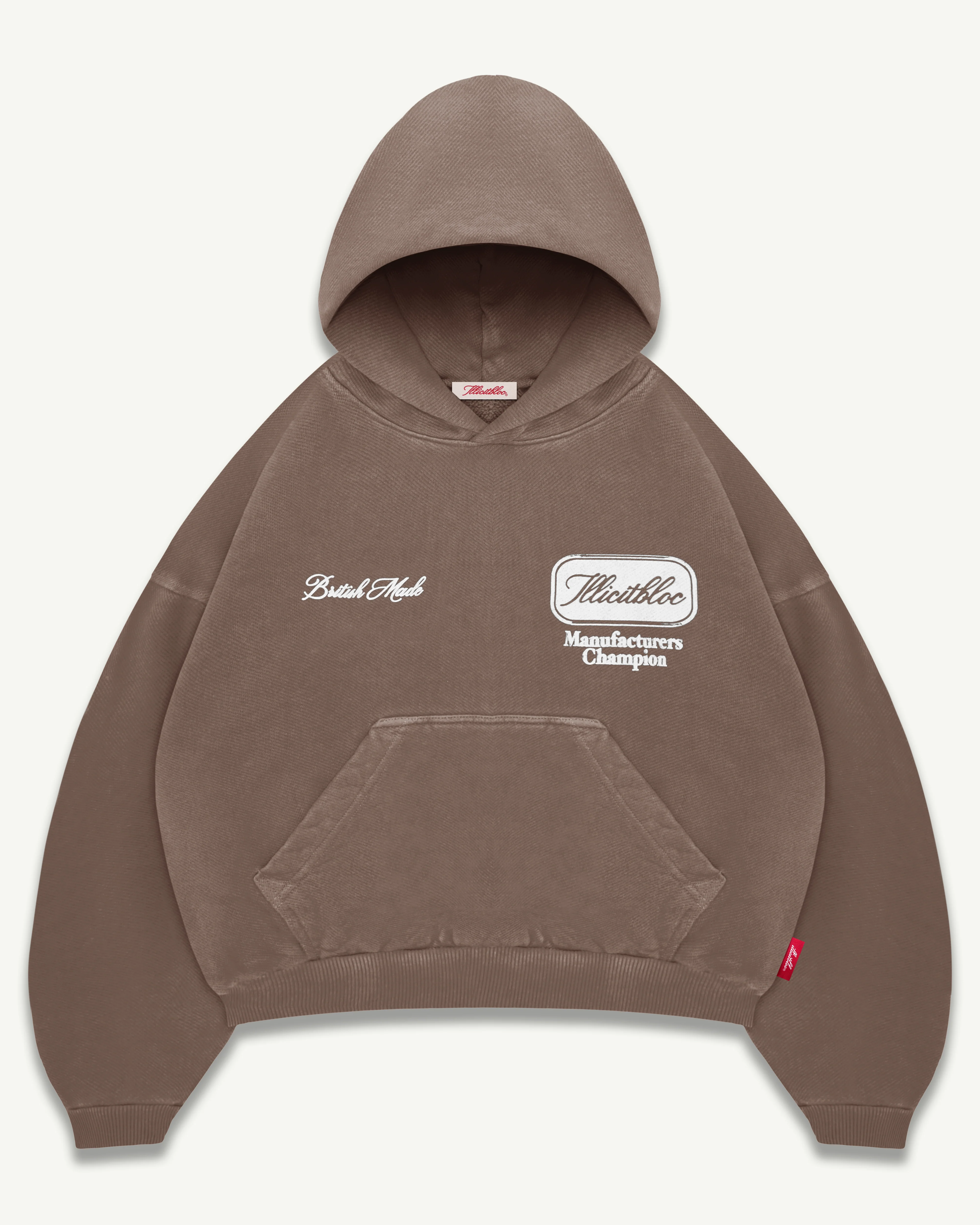 CHAMPION STAMP IRONWEAVE™ HOODIE - WASHED BROWN - Image 7