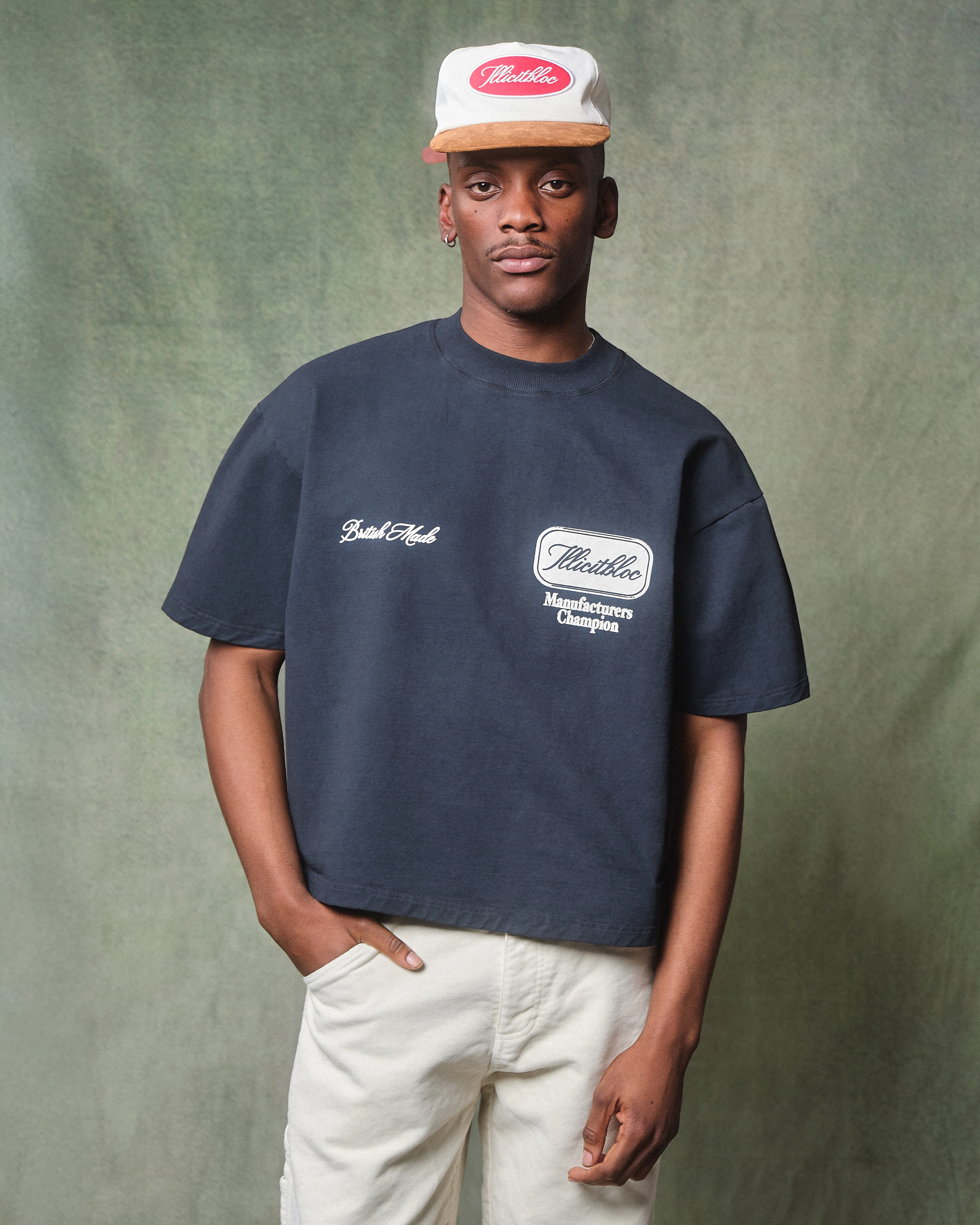 CHAMPION STAMP CLOUDWEAVE™ T-SHIRT - VINTAGE BLACK - Image 2