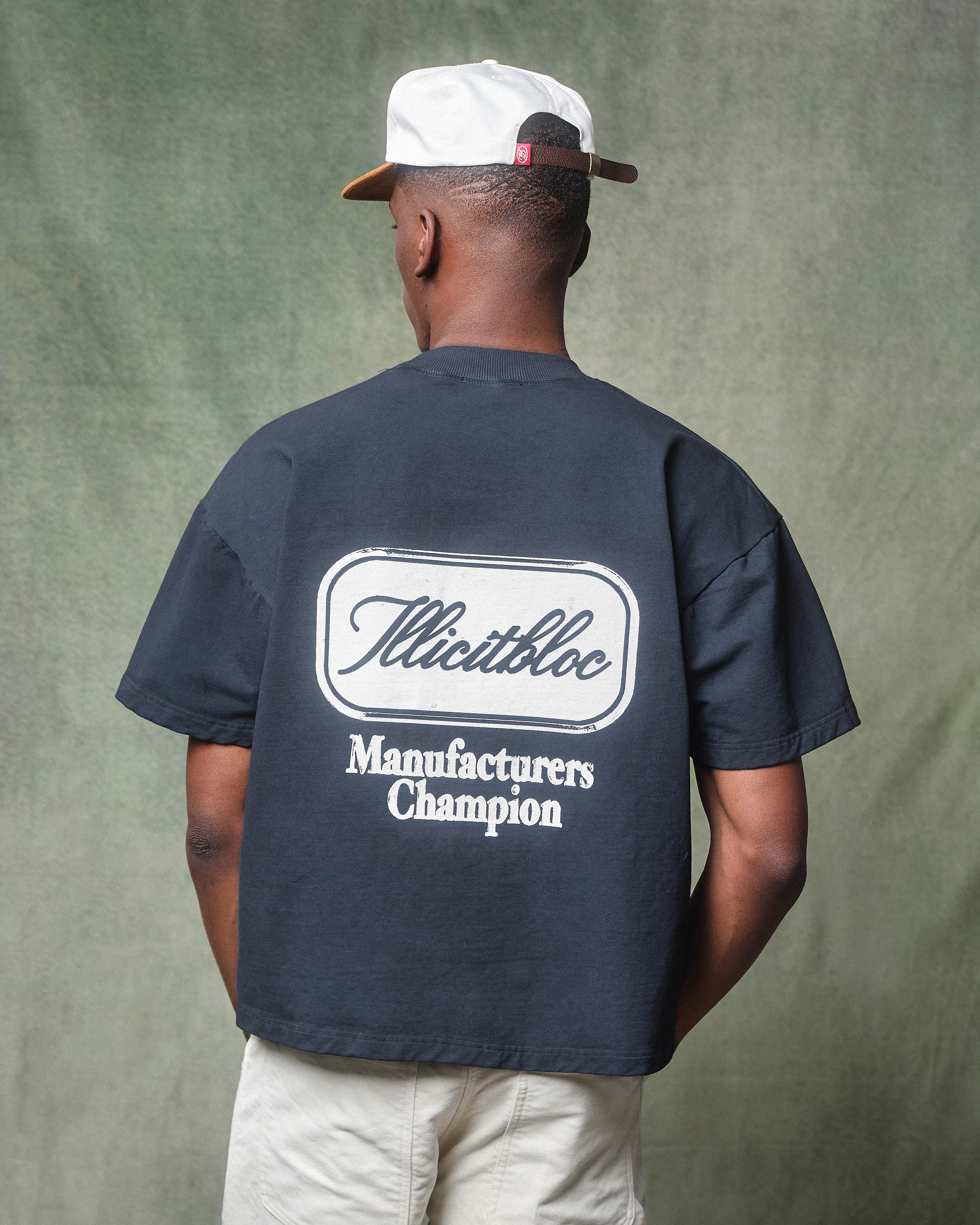 CHAMPION STAMP CLOUDWEAVE™ T-SHIRT - VINTAGE BLACK - Image 4