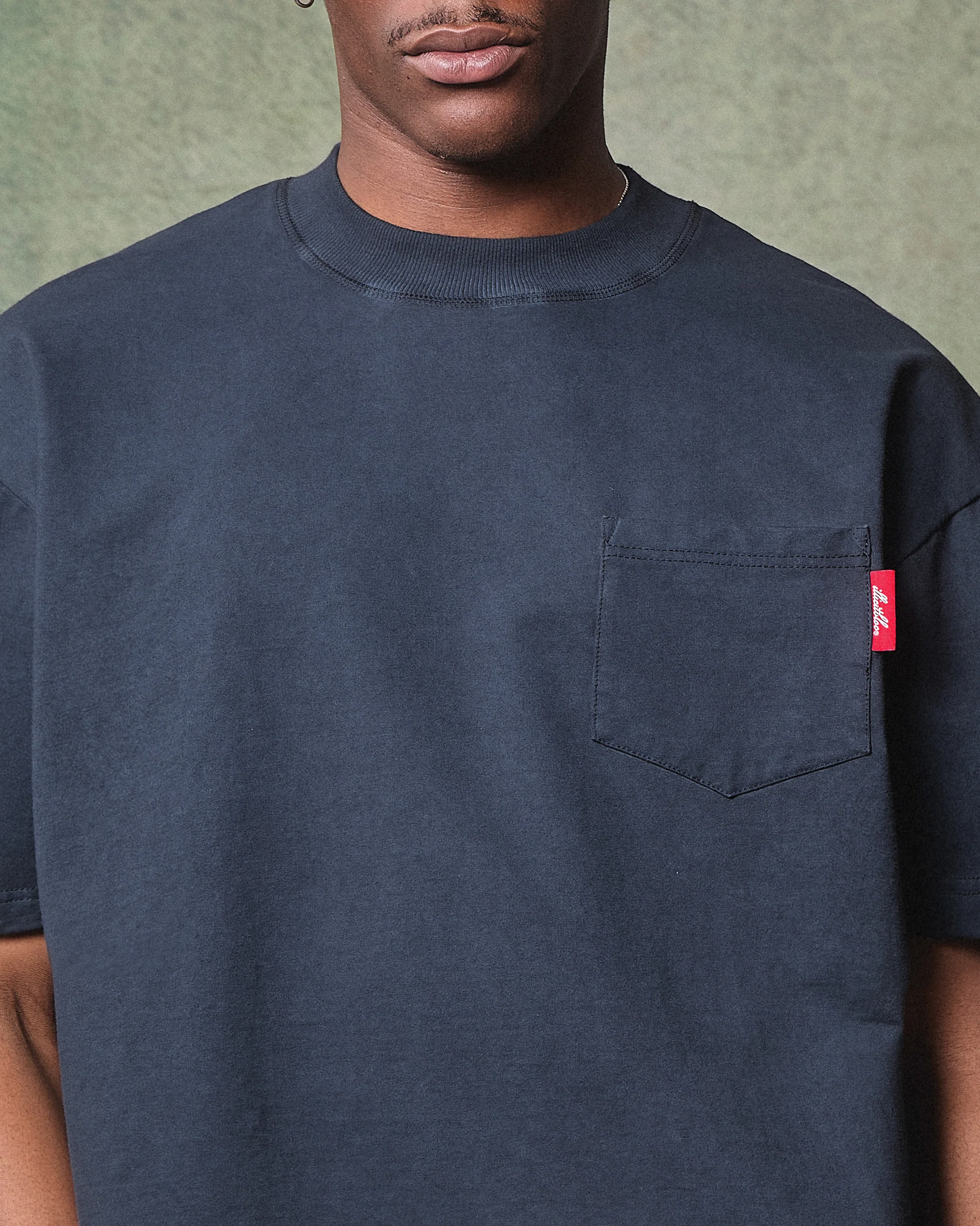 CLASSIC CLOUDWEAVE™ POCKET T-SHIRT - VINTAGE BLACK - Image 3