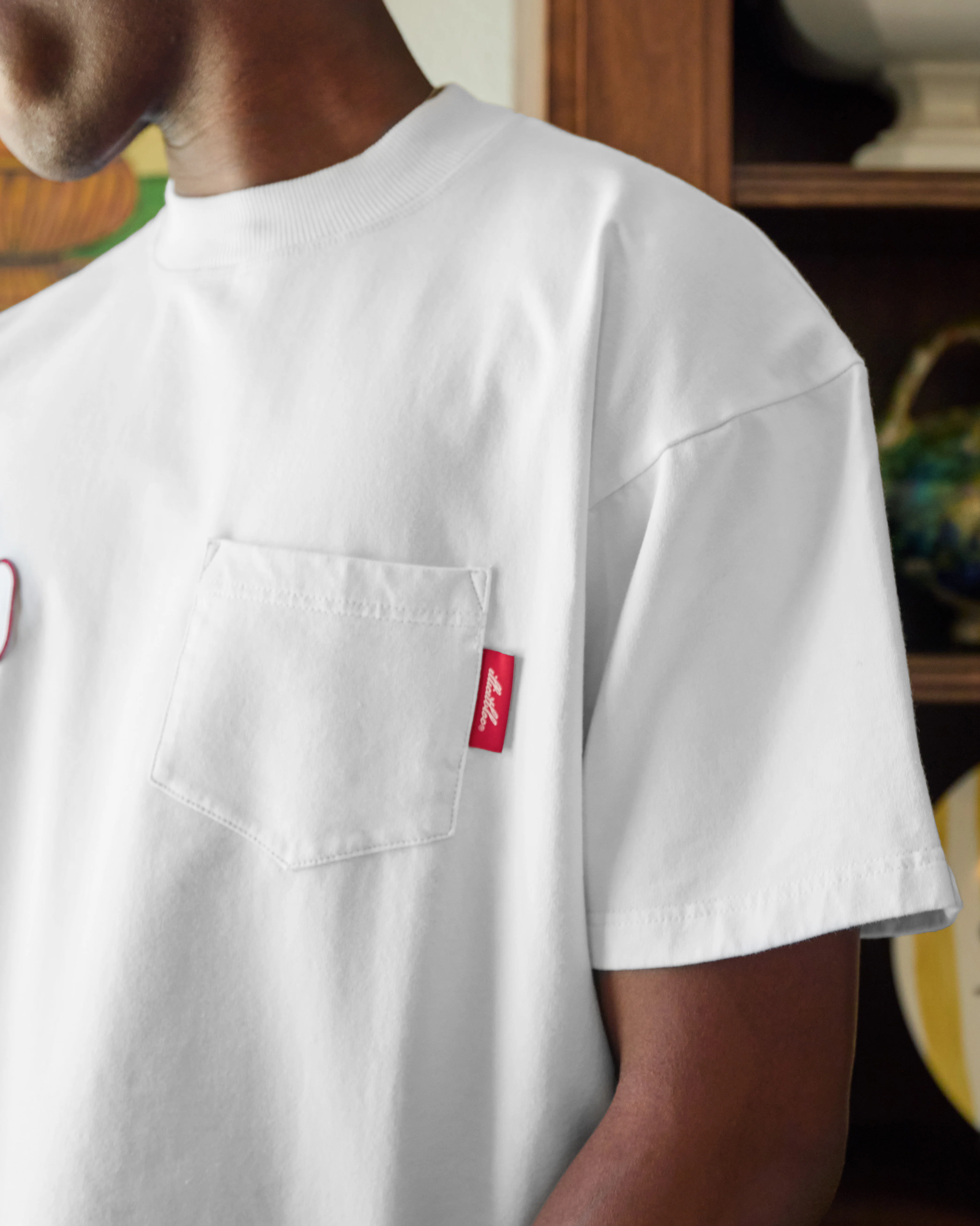 DEPT. CLOUDWEAVE™ POCKET T-SHIRT - WHITE - Image 4