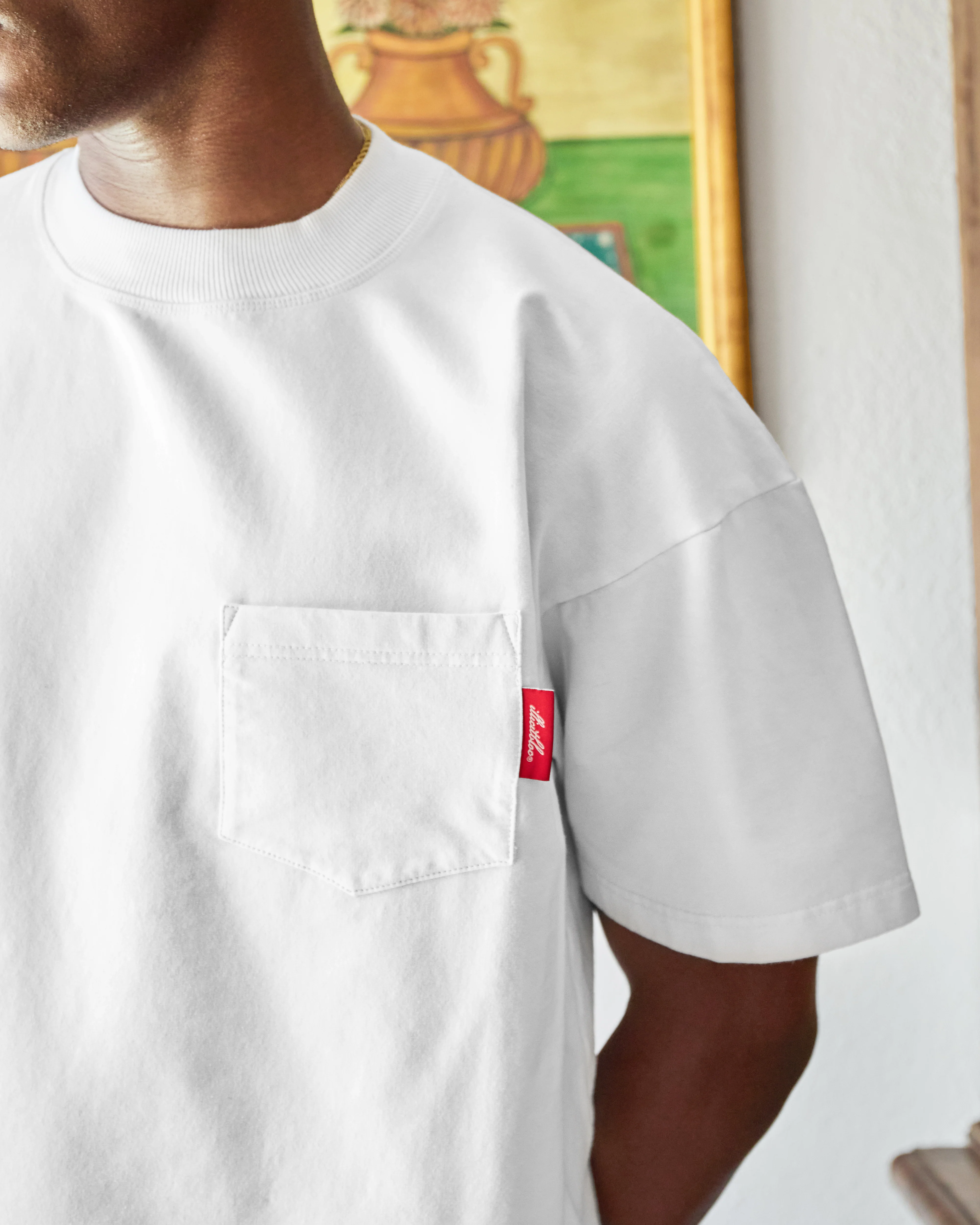 DEPT. CLOUDWEAVE™ POCKET T-SHIRT - WHITE - Image 5