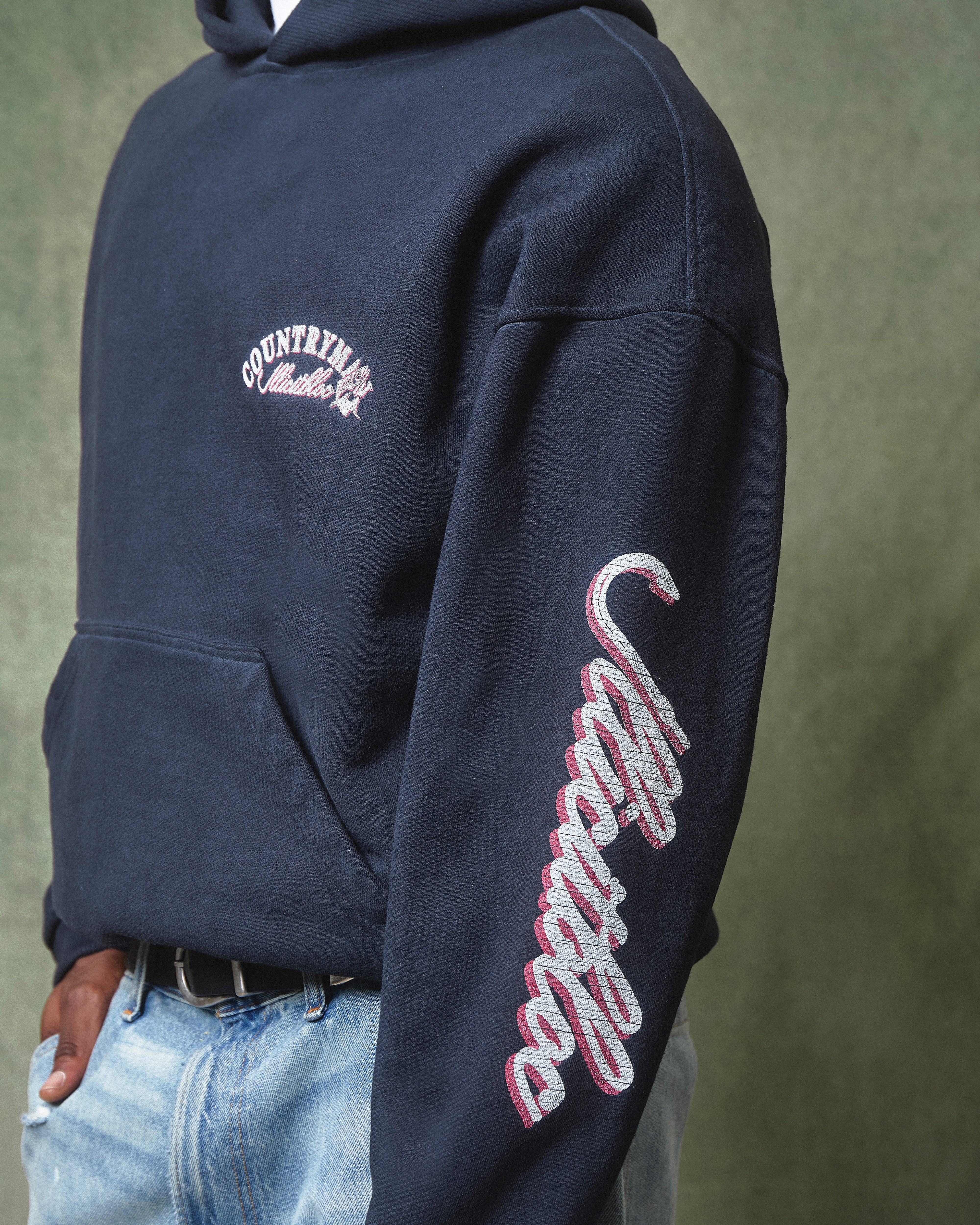 HOOKED IRONWEAVE™ HOODIE - VINTAGE BLACK - Image 6