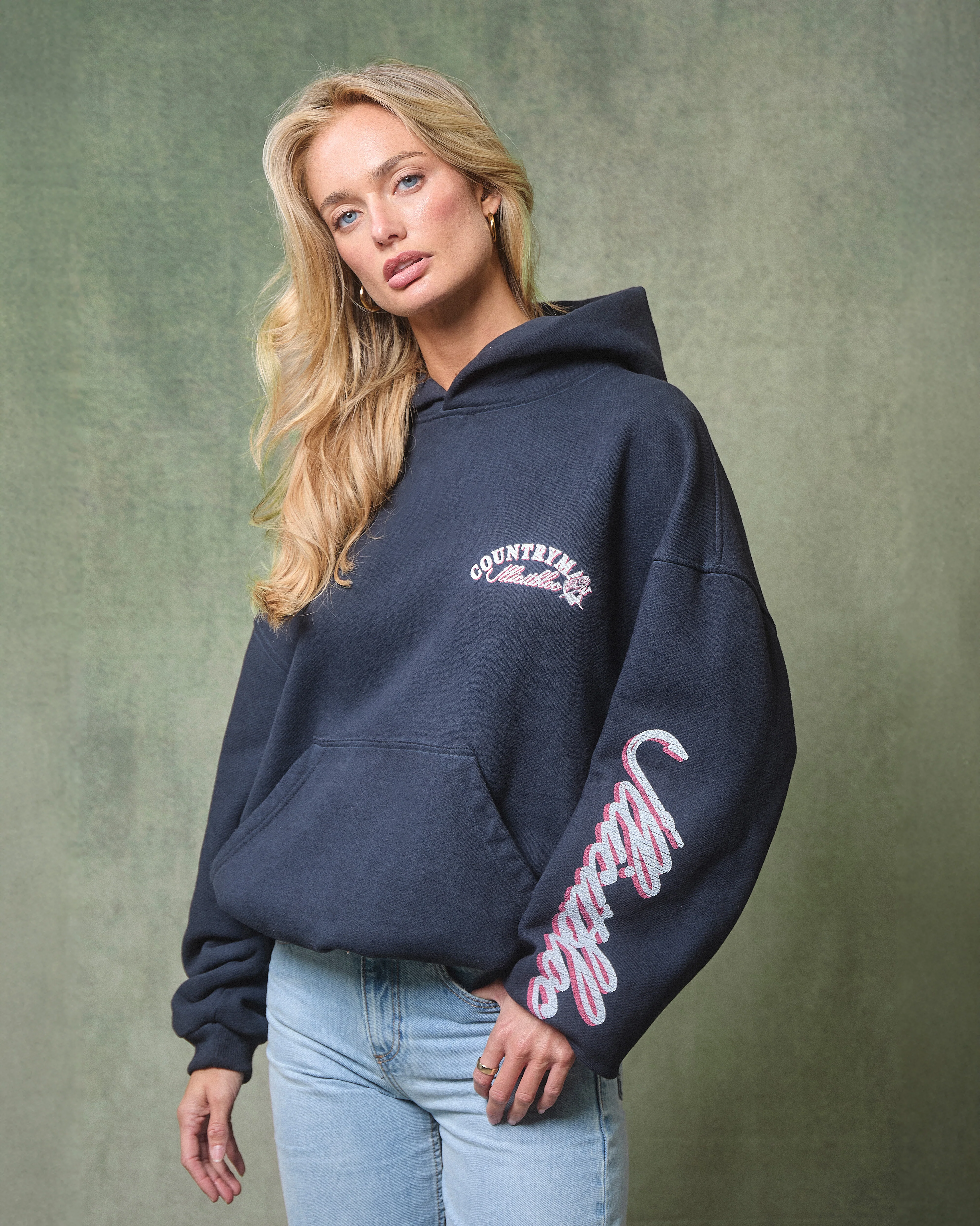 HOOKED IRONWEAVE™ HOODIE - VINTAGE BLACK - Image 7