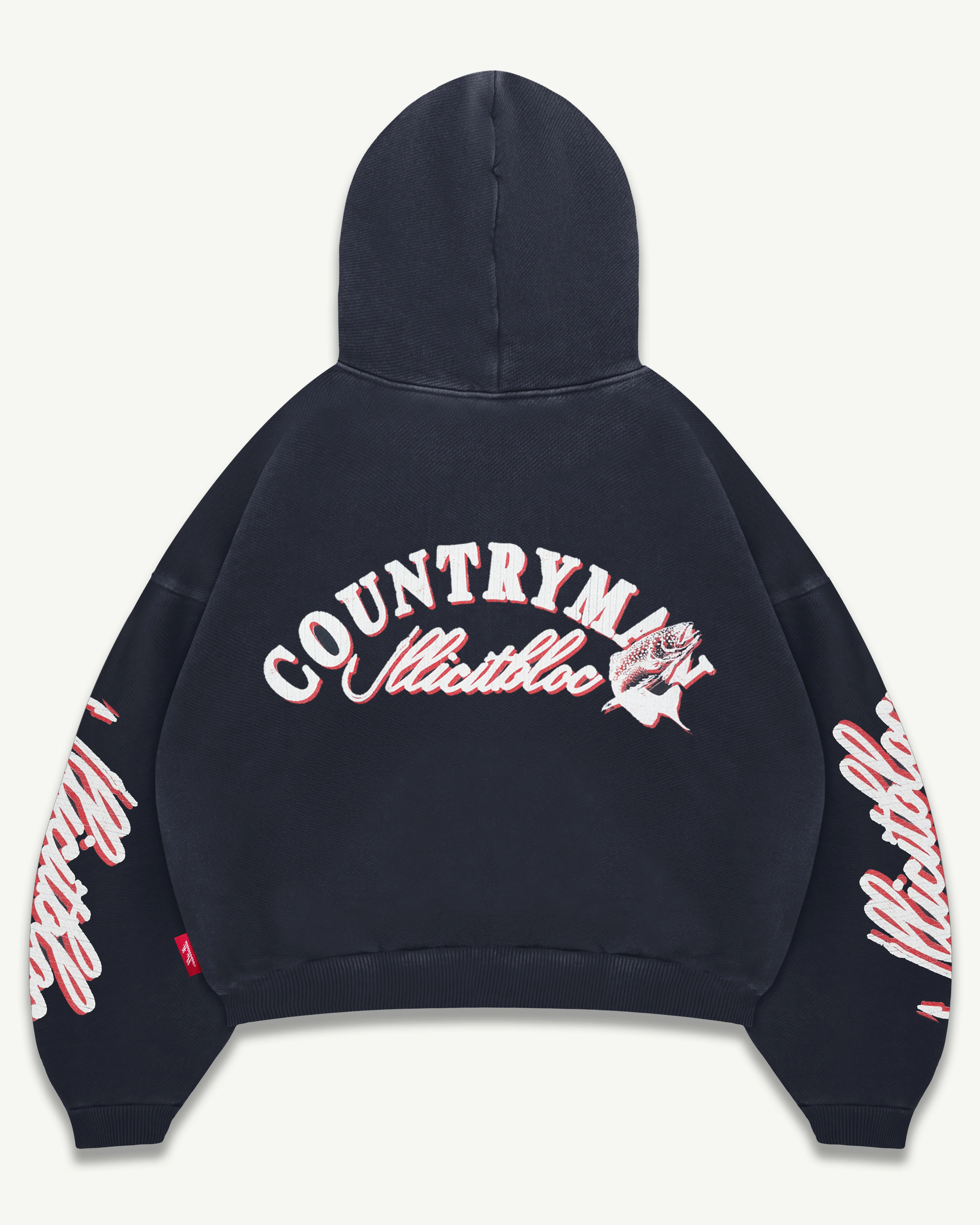 HOOKED IRONWEAVE™ HOODIE - VINTAGE BLACK - Image 9