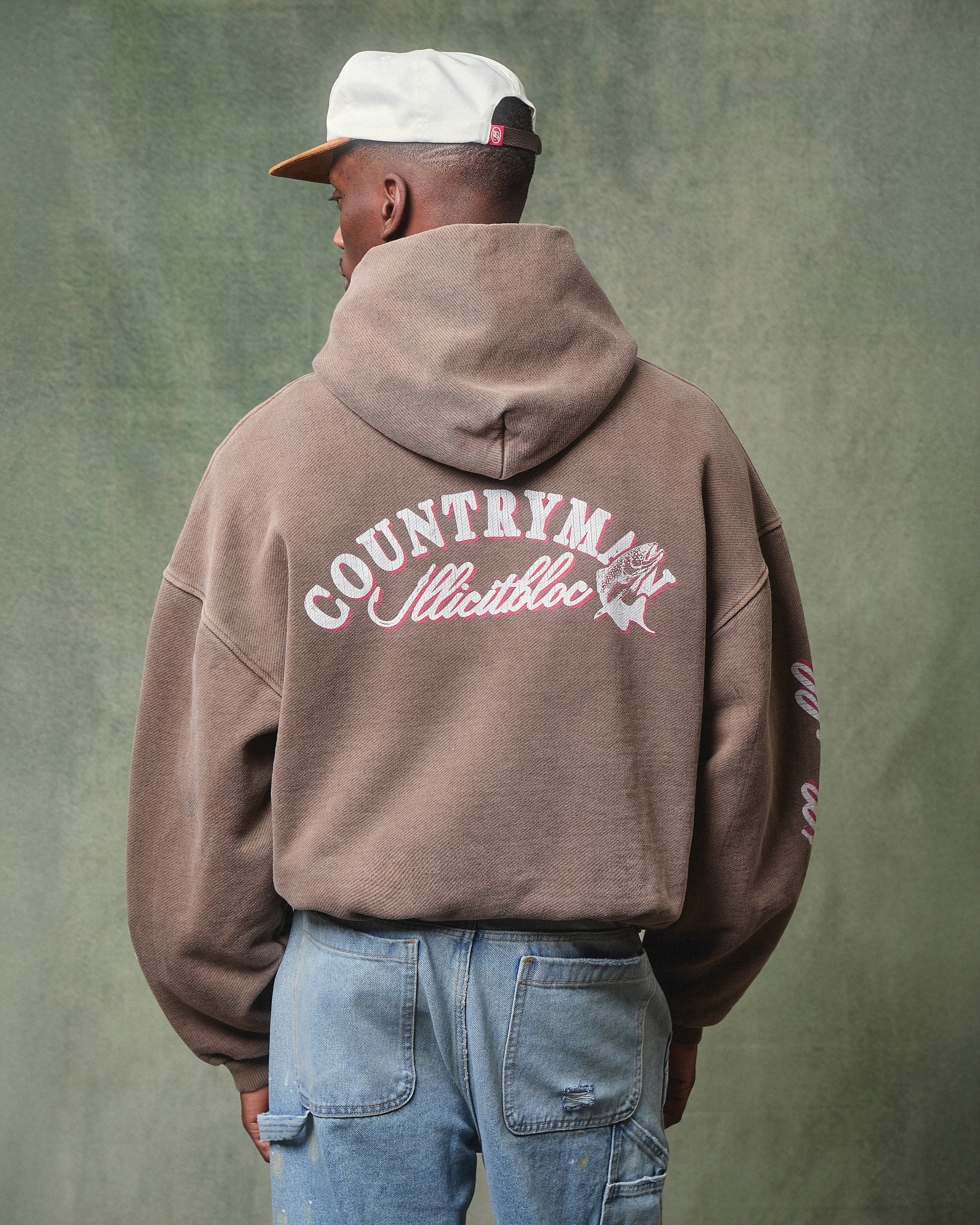 HOOKED IRONWEAVE™ HOODIE - WASHED BROWN - Image 3