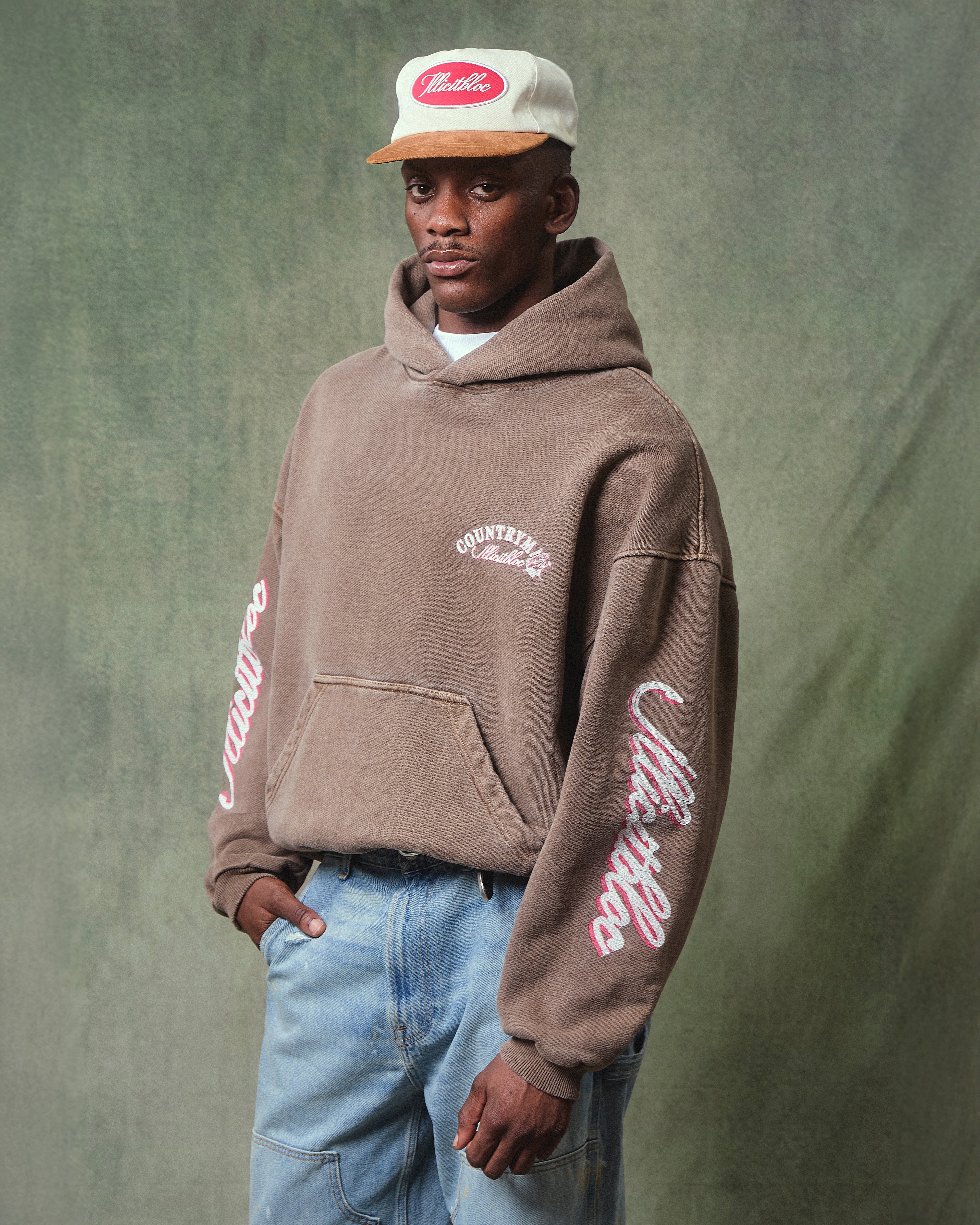 HOOKED IRONWEAVE™ HOODIE - WASHED BROWN - Image 5