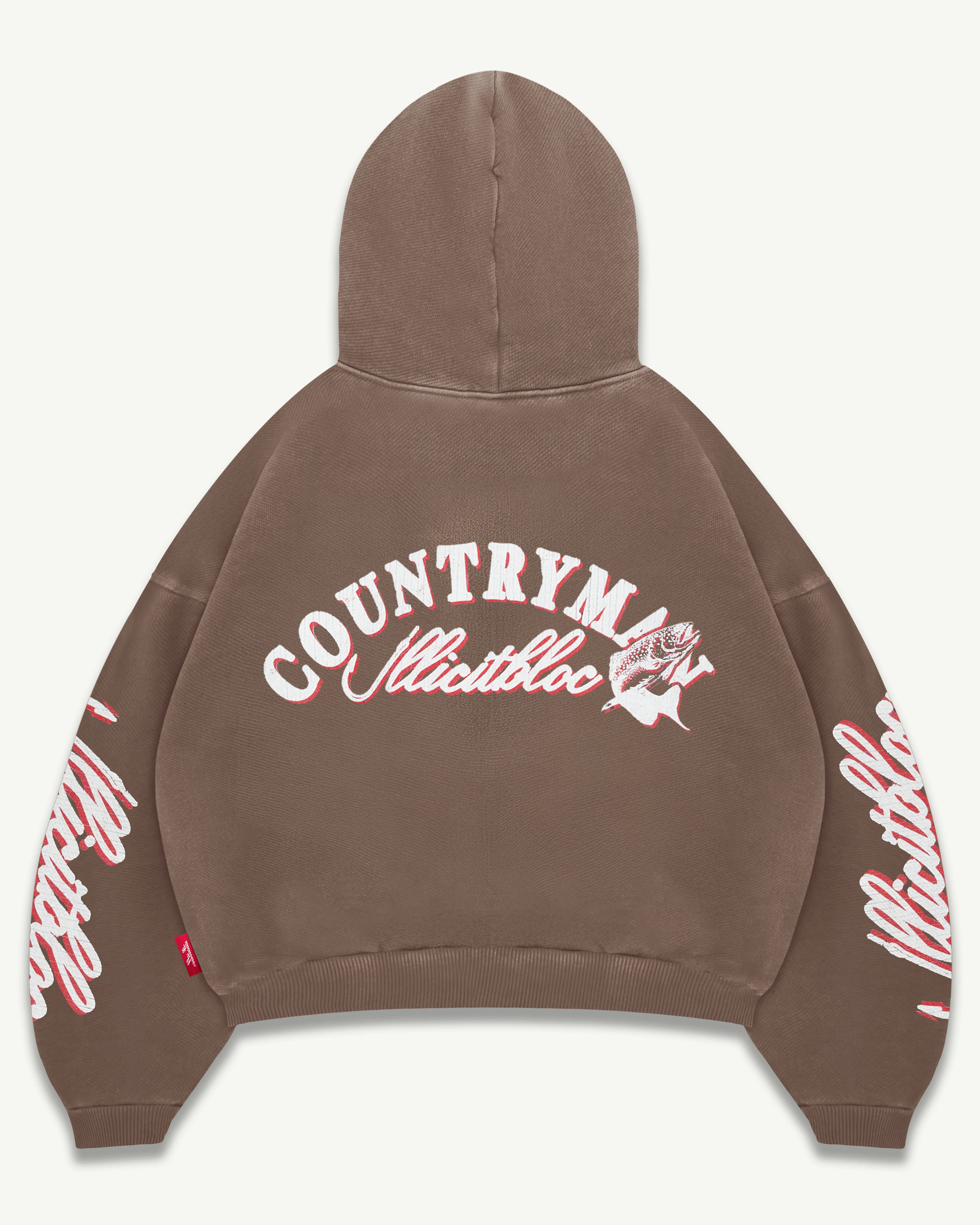 HOOKED IRONWEAVE™ HOODIE - WASHED BROWN - Image 9