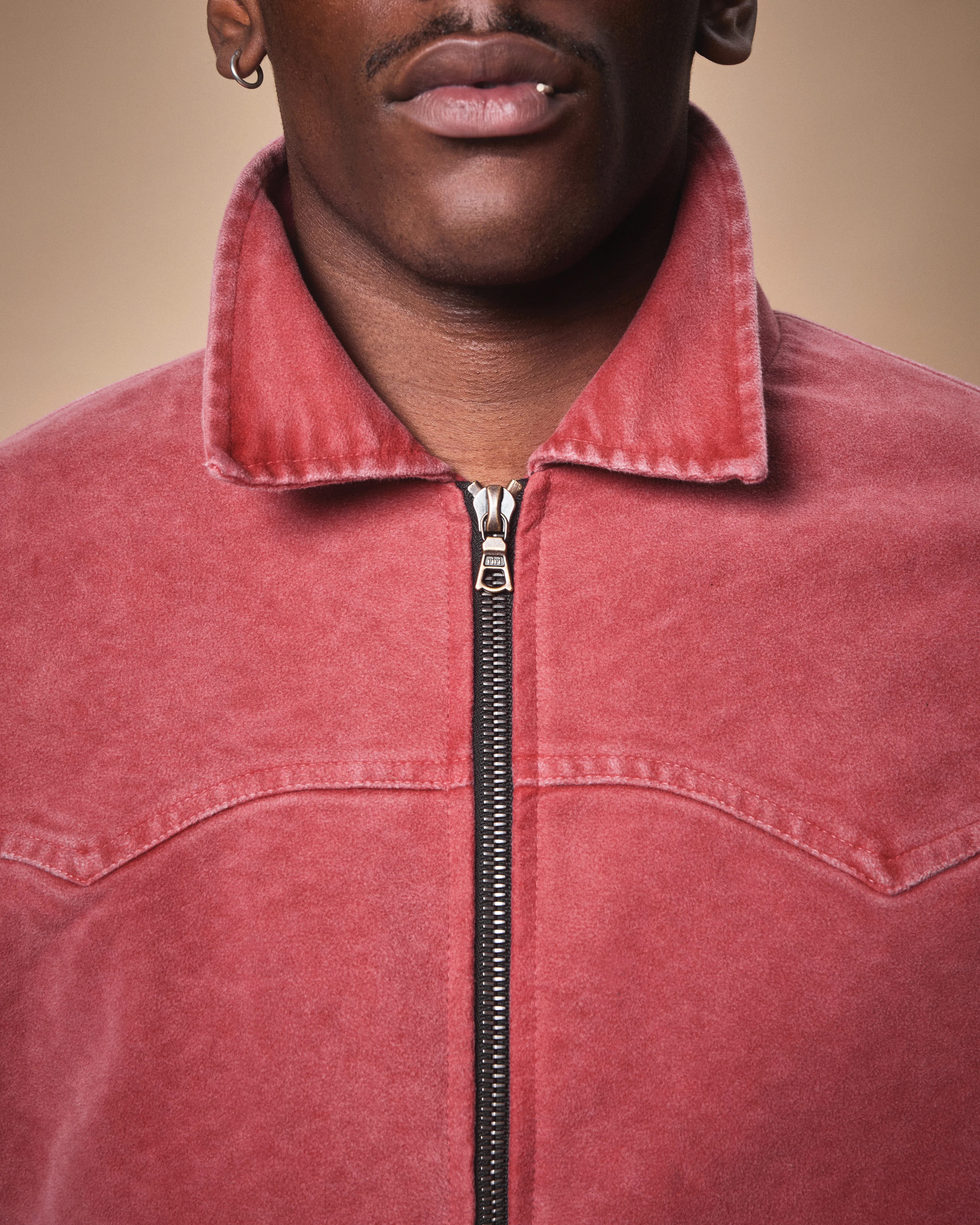 MOLESKIN TRUCKER OVERSHIRT - OUTBACK RED - Image 4