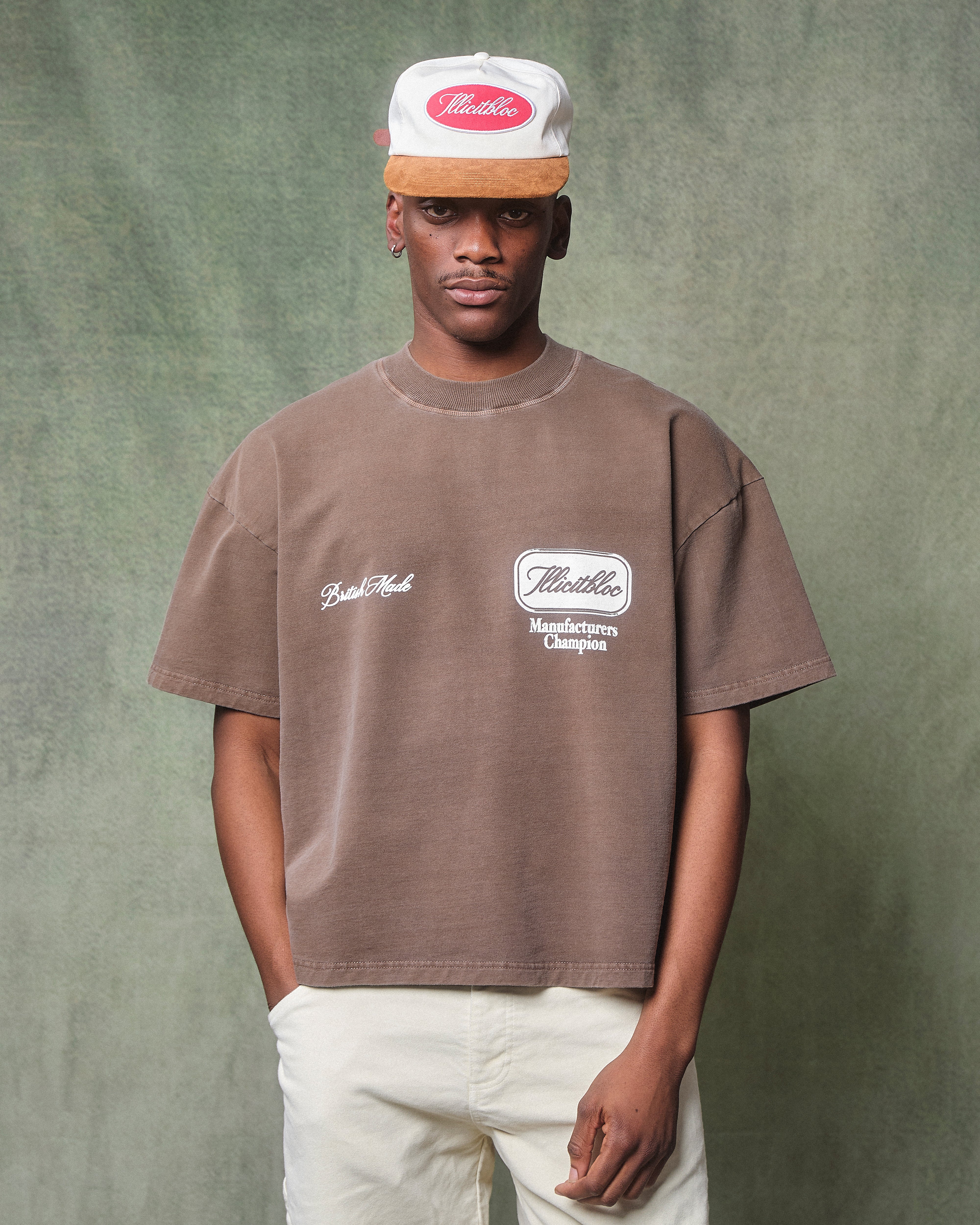 CHAMPION STAMP CLOUDWEAVE™ T-SHIRT - WASHED BROWN - Image 2