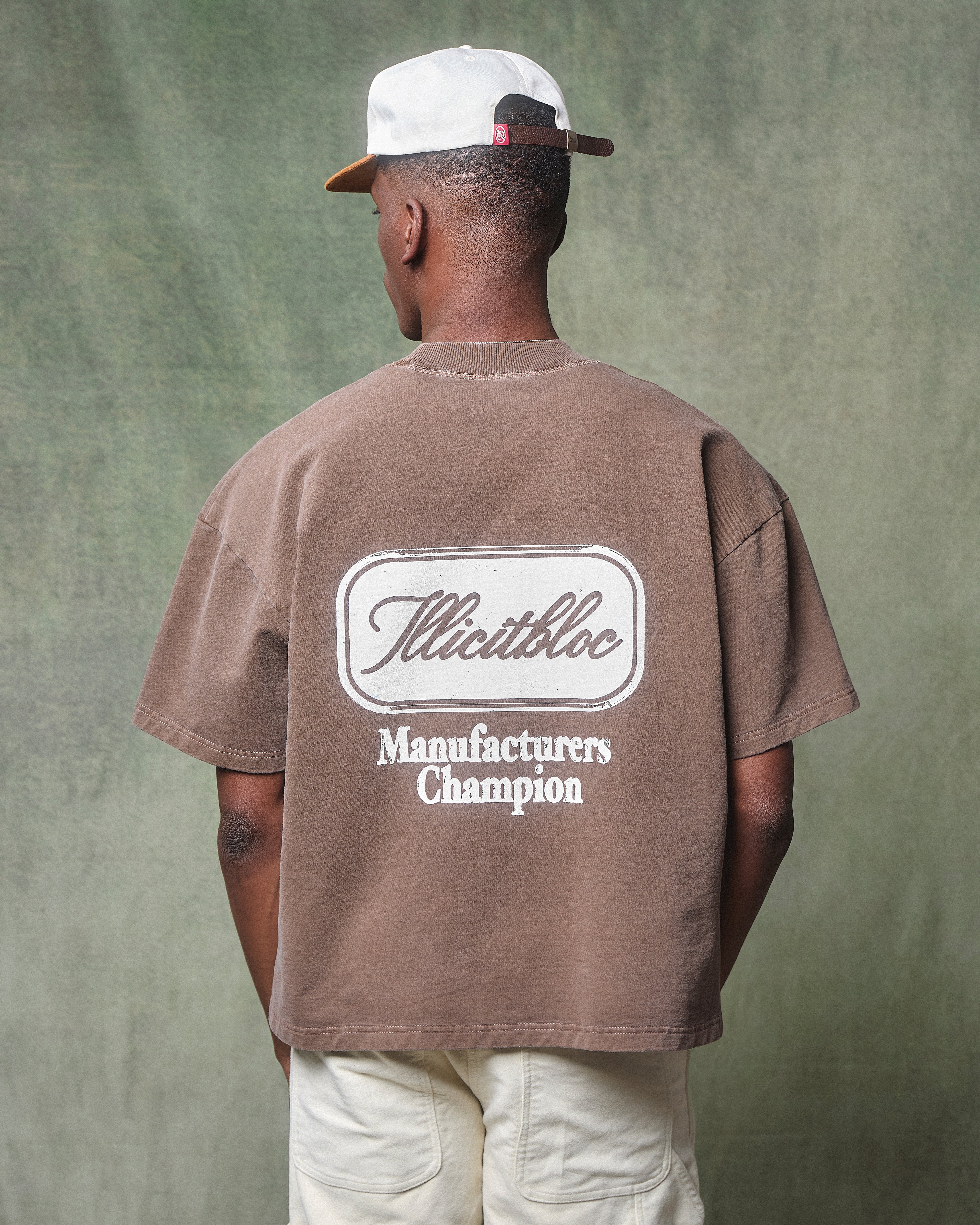 CHAMPION STAMP CLOUDWEAVE™ T-SHIRT - WASHED BROWN - Image 4