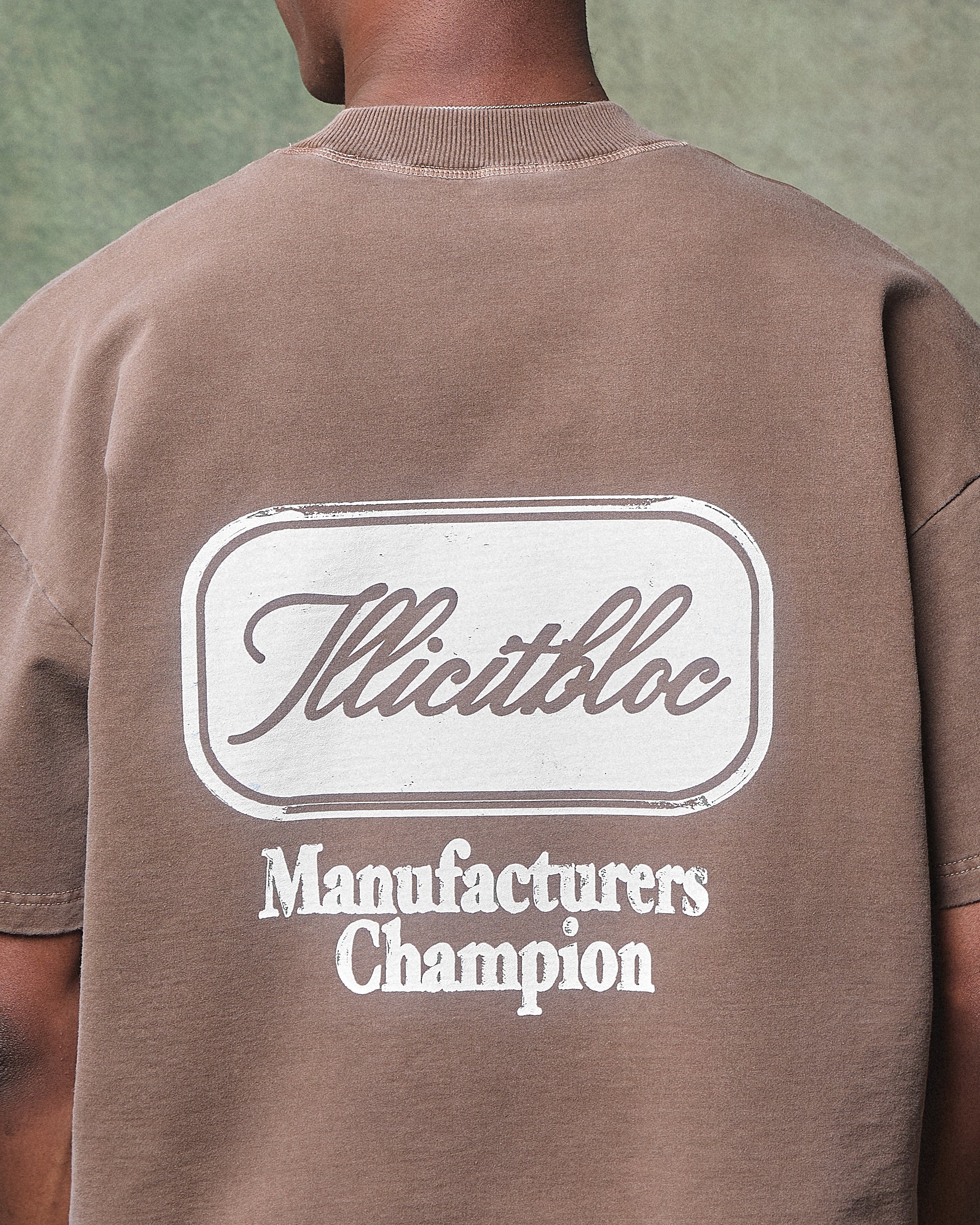 CHAMPION STAMP CLOUDWEAVE™ T-SHIRT - WASHED BROWN - Image 5
