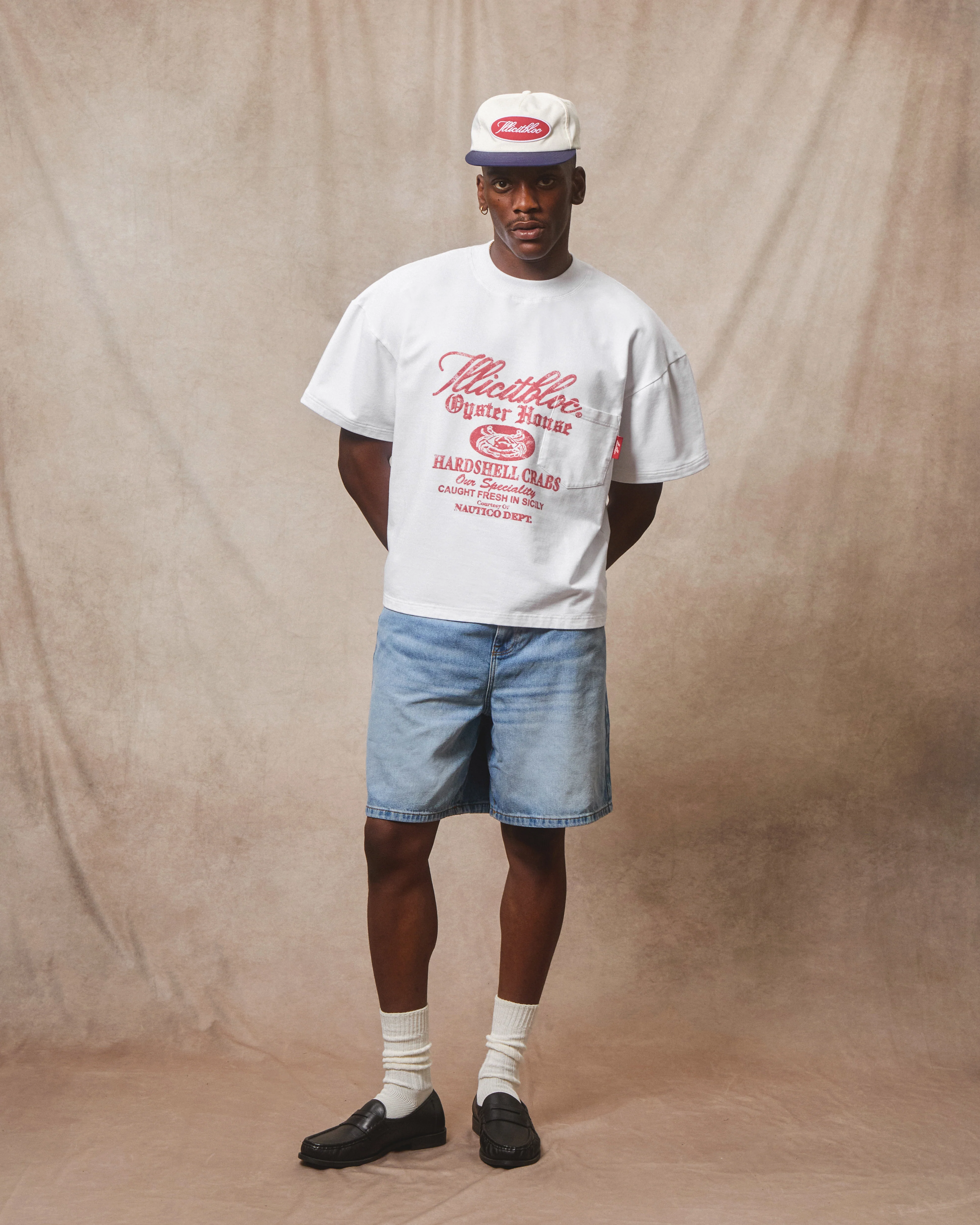 OYSTER HOUSE CLOUDWEAVE™ POCKET T-SHIRT - WHITE - Image 8