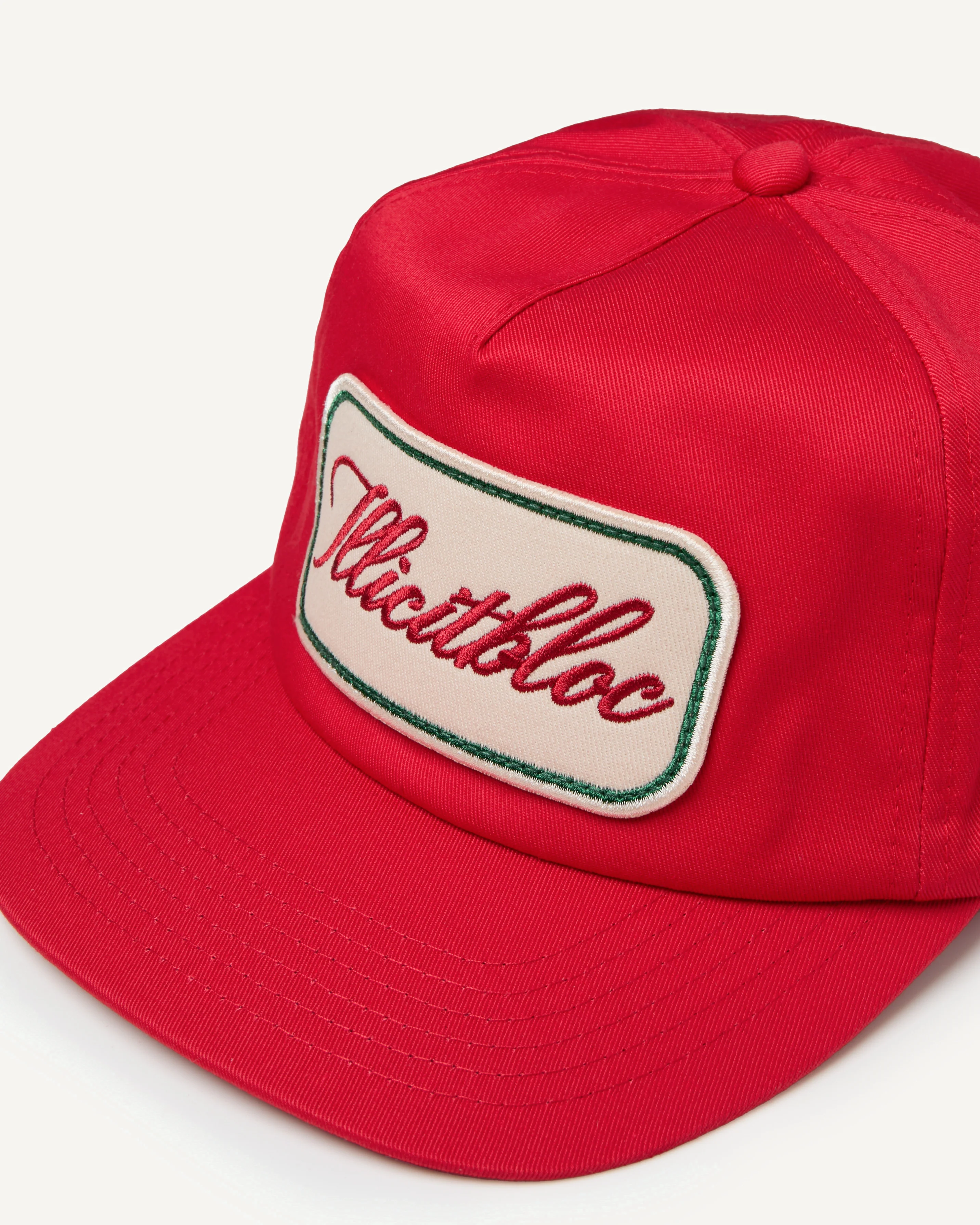 PATCHWORK CAP - RED - Image 3