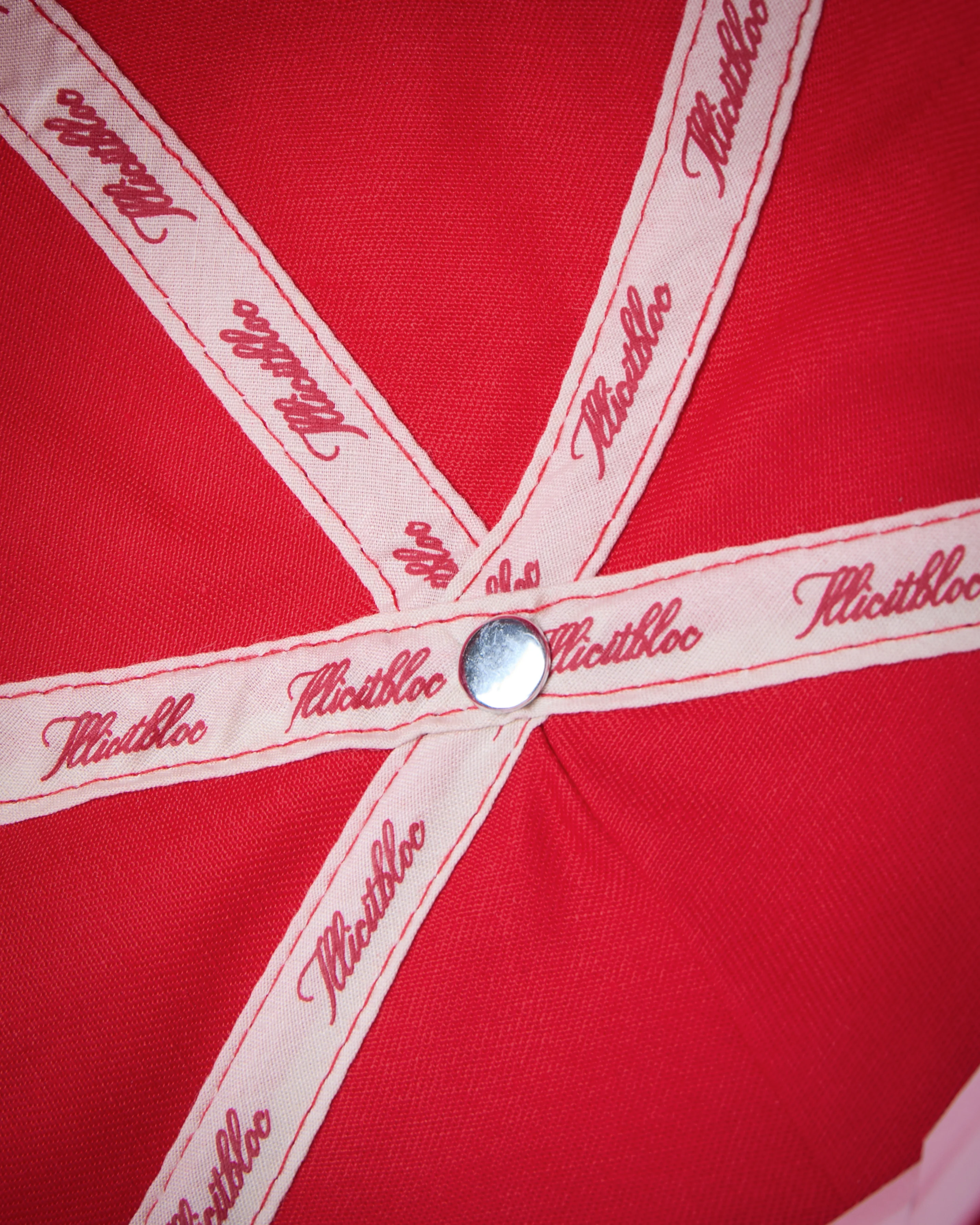 PATCHWORK CAP - RED - Image 5