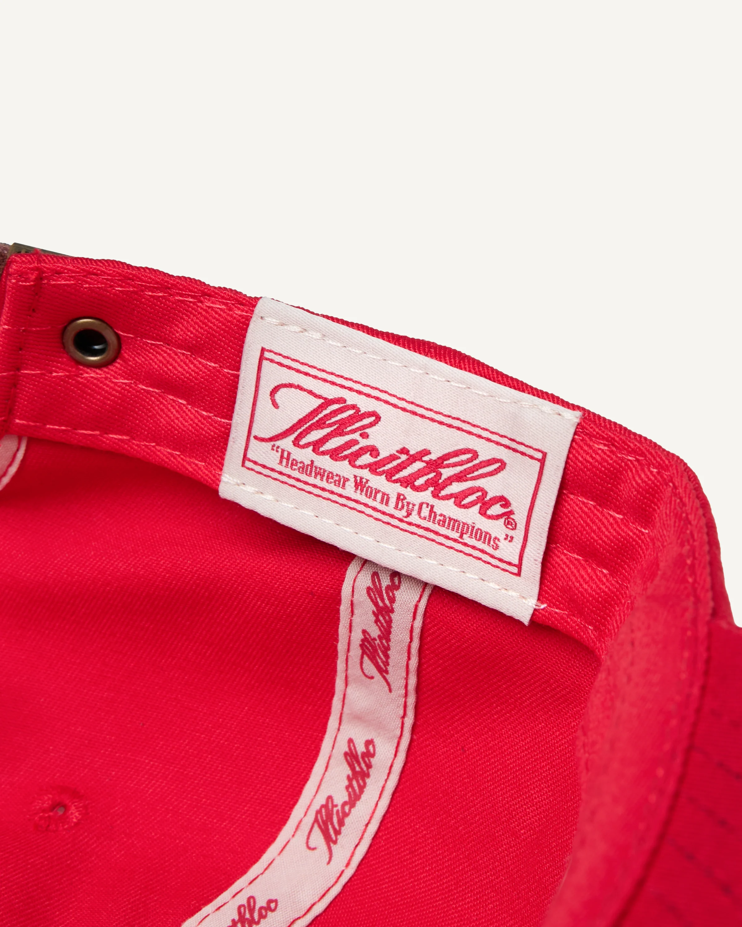 PATCHWORK CAP - RED - Image 7
