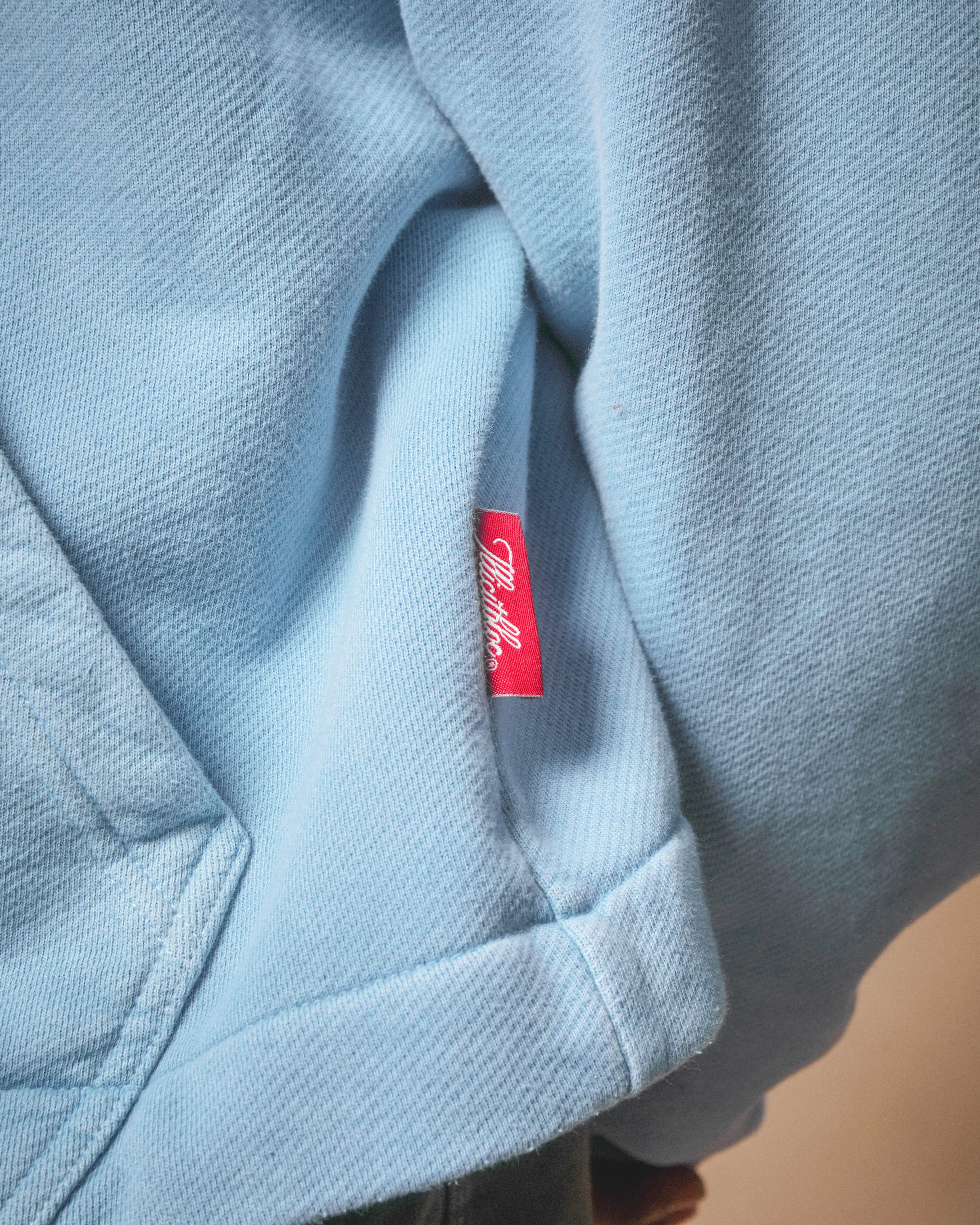 PATCHWORK TITANWEAVE™ ZIP HOODIE - POWDER BLUE - Image 5