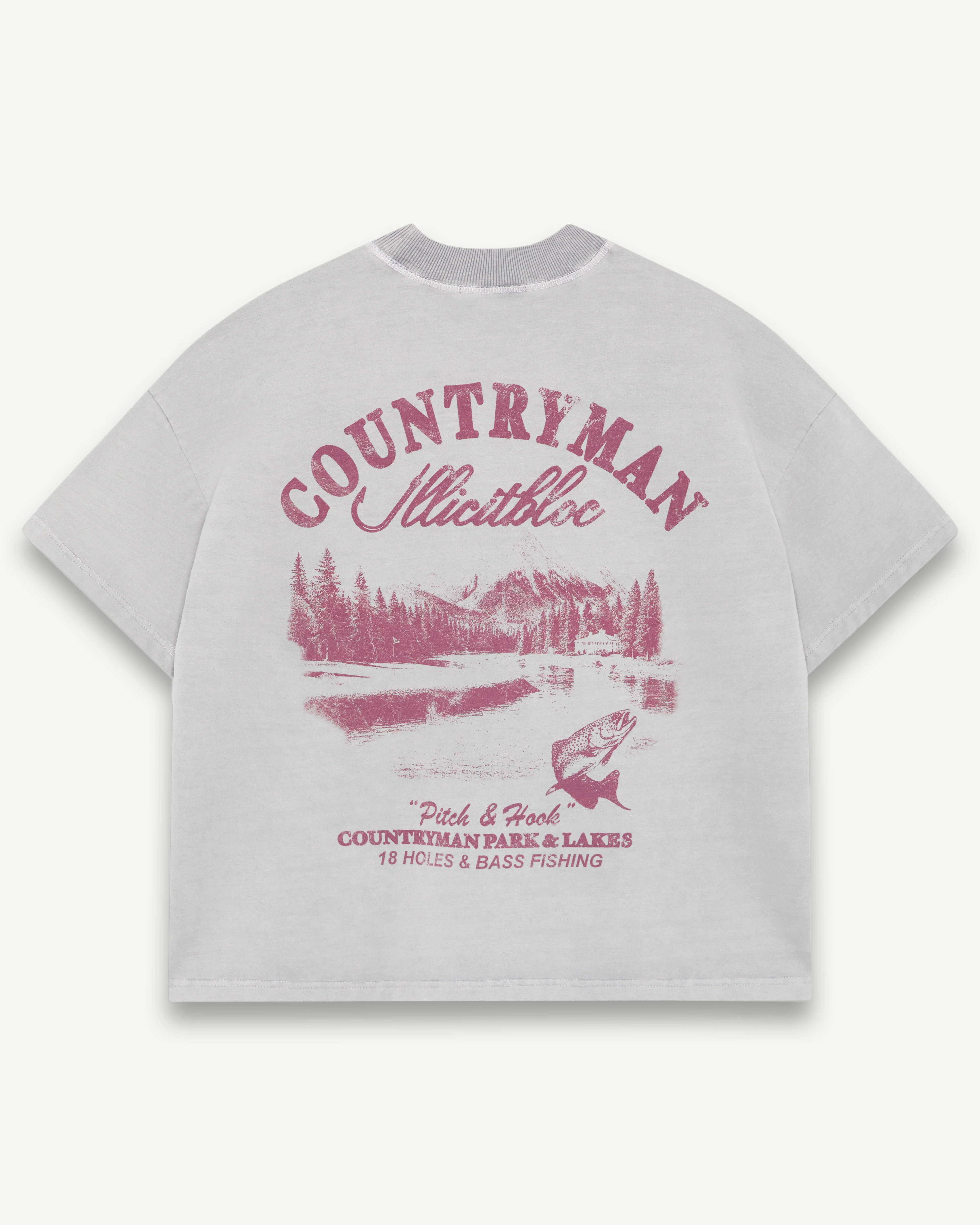 PITCH & HOOK CLOUDWEAVE™ POCKET T-SHIRT - POWDER GREY - Image 6