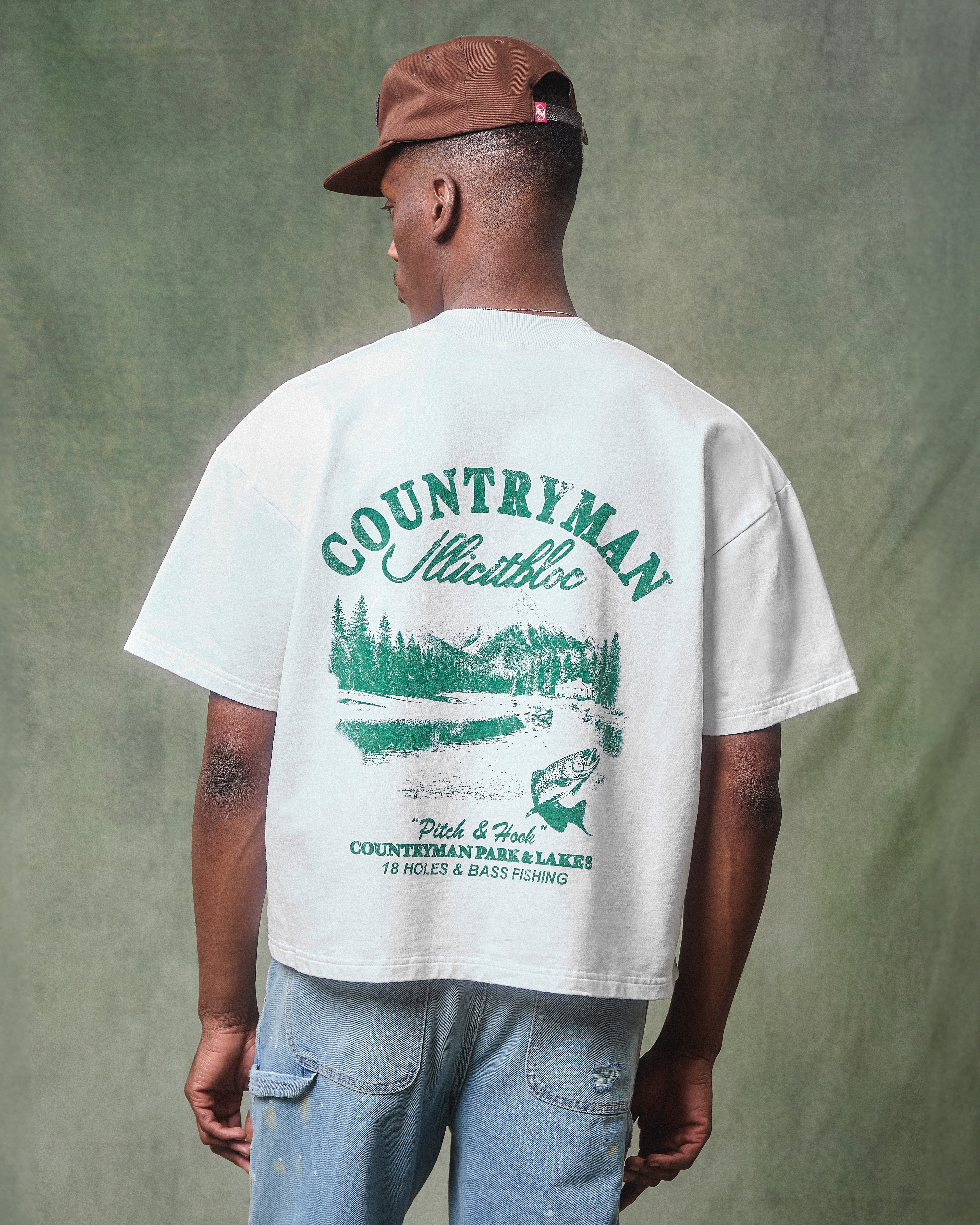PITCH & HOOK CLOUDWEAVE™ POCKET T-SHIRT - WHITE - Image 4