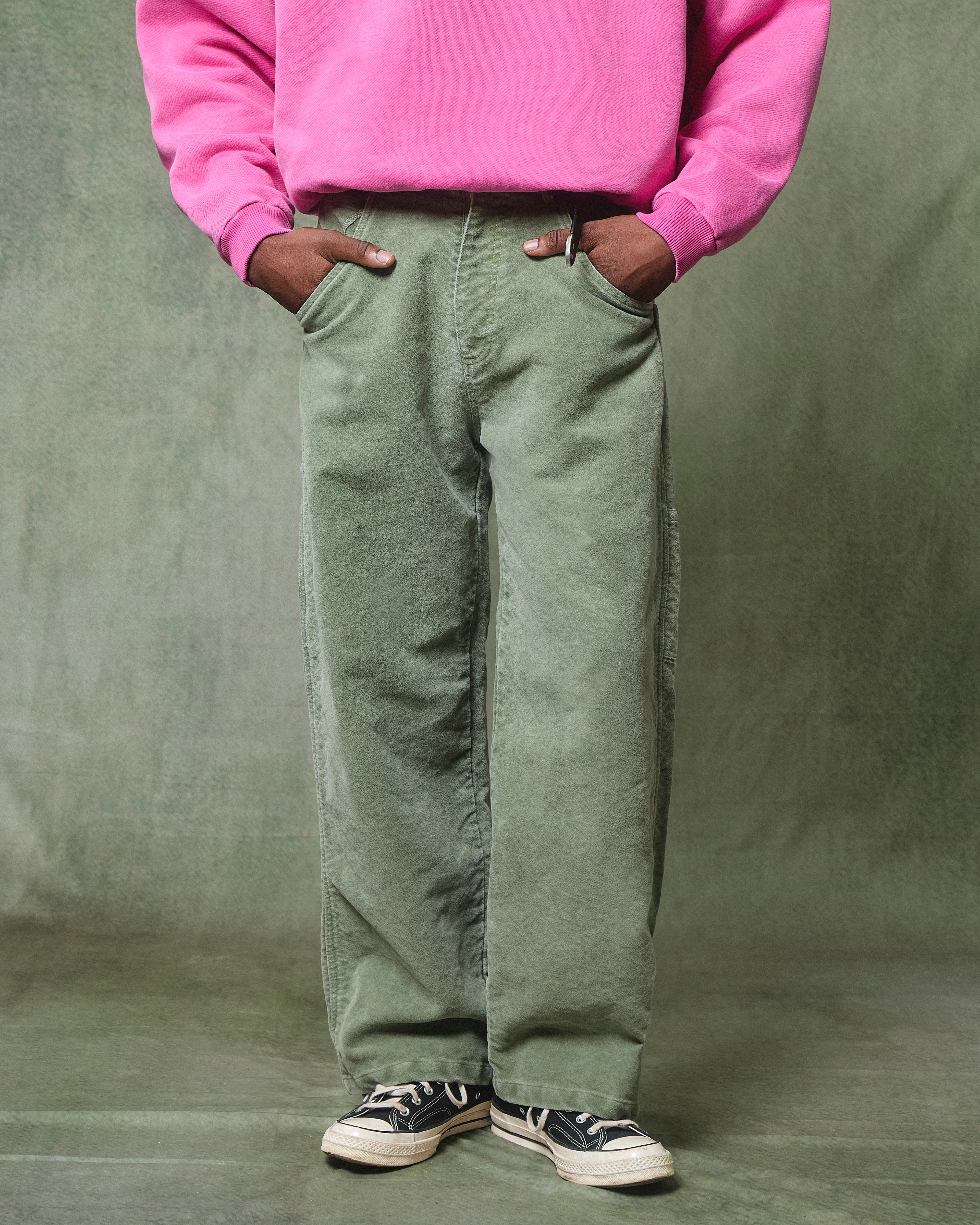 MOLESKIN RANGER PANT - MOSS GRAY - Image 5