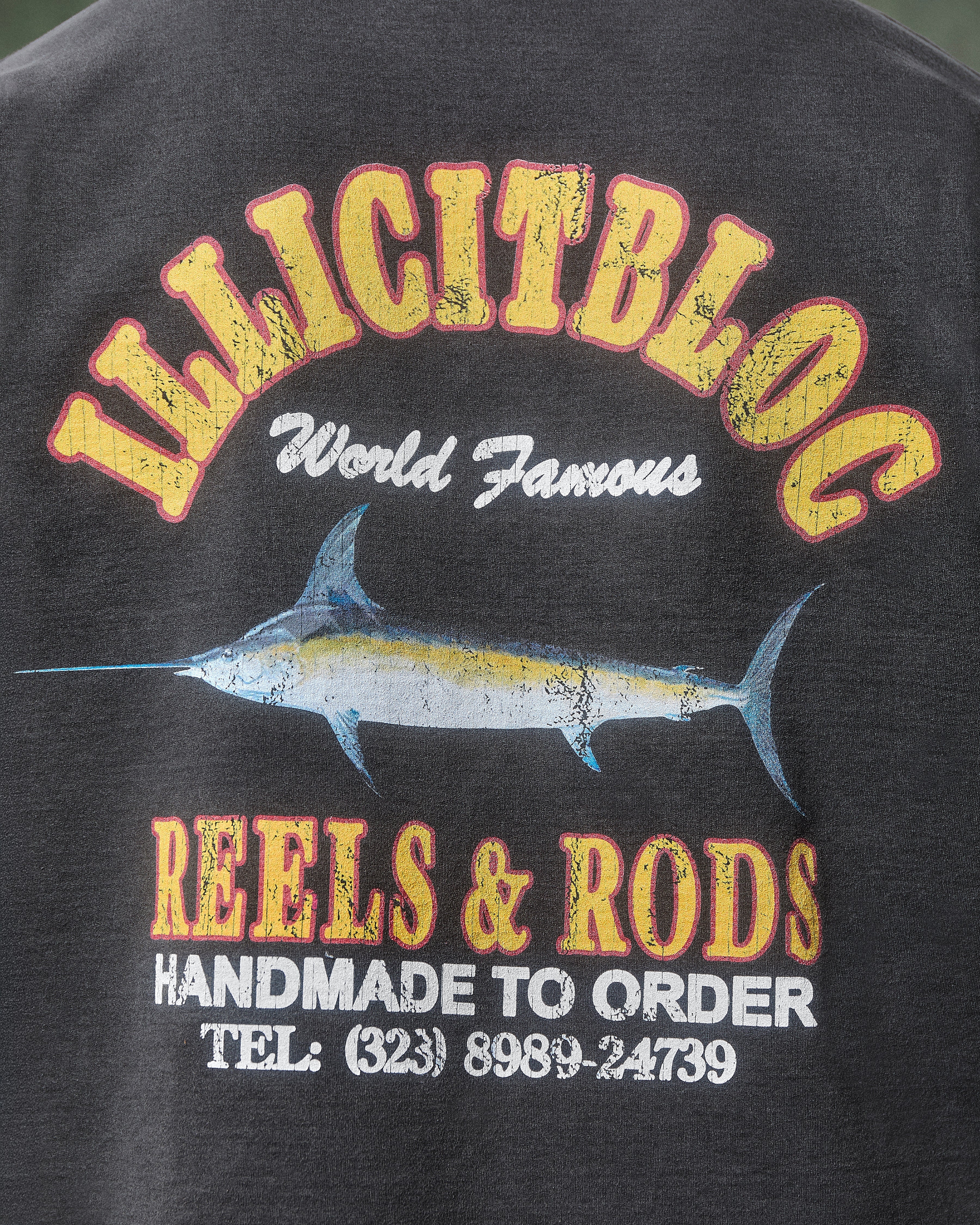 REELS & RODS CLOUDWEAVE™ T-SHIRT - CHARCOAL - Image 4