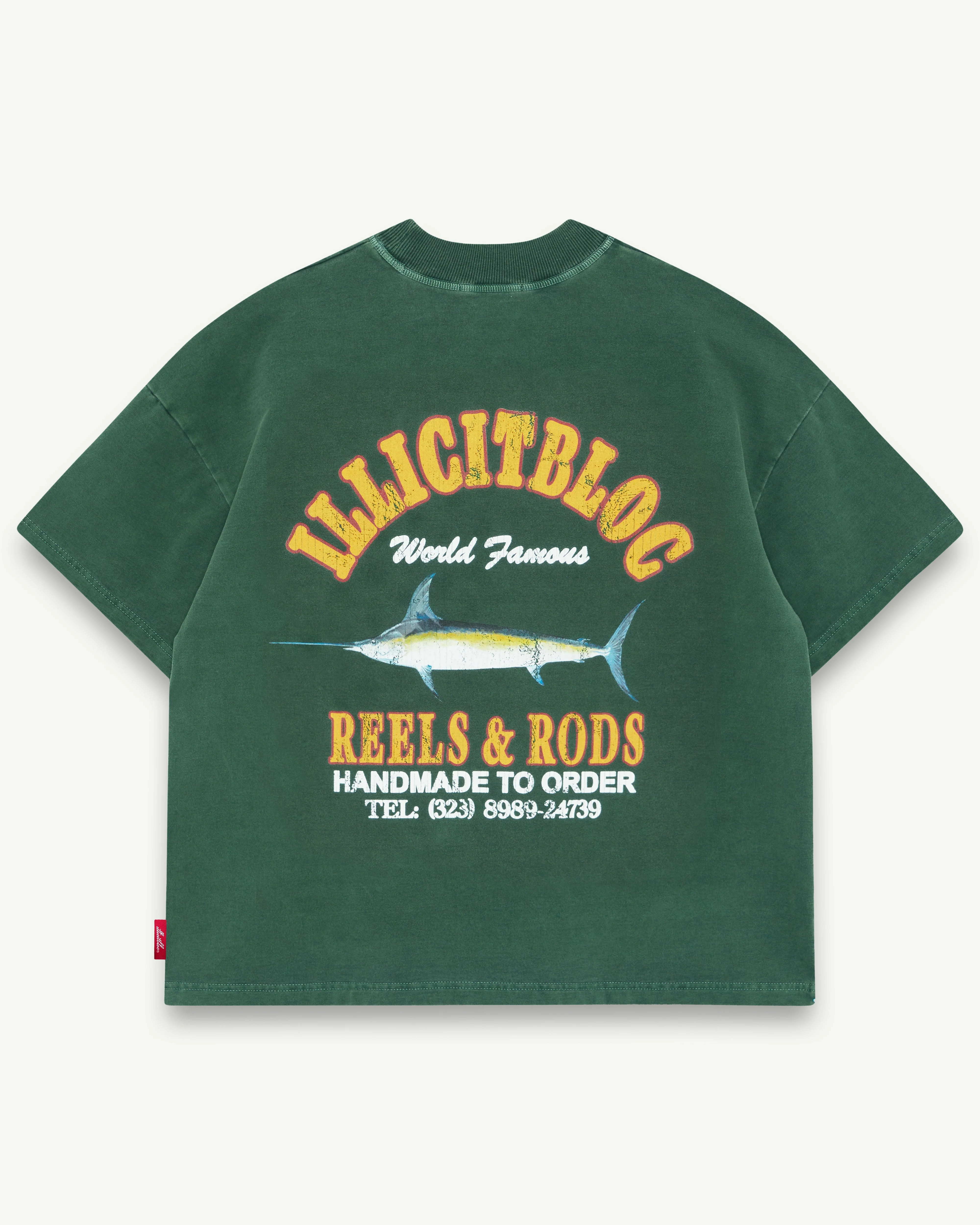 REELS & RODS CLOUDWEAVE™ T-SHIRT - HUNTER GREEN
