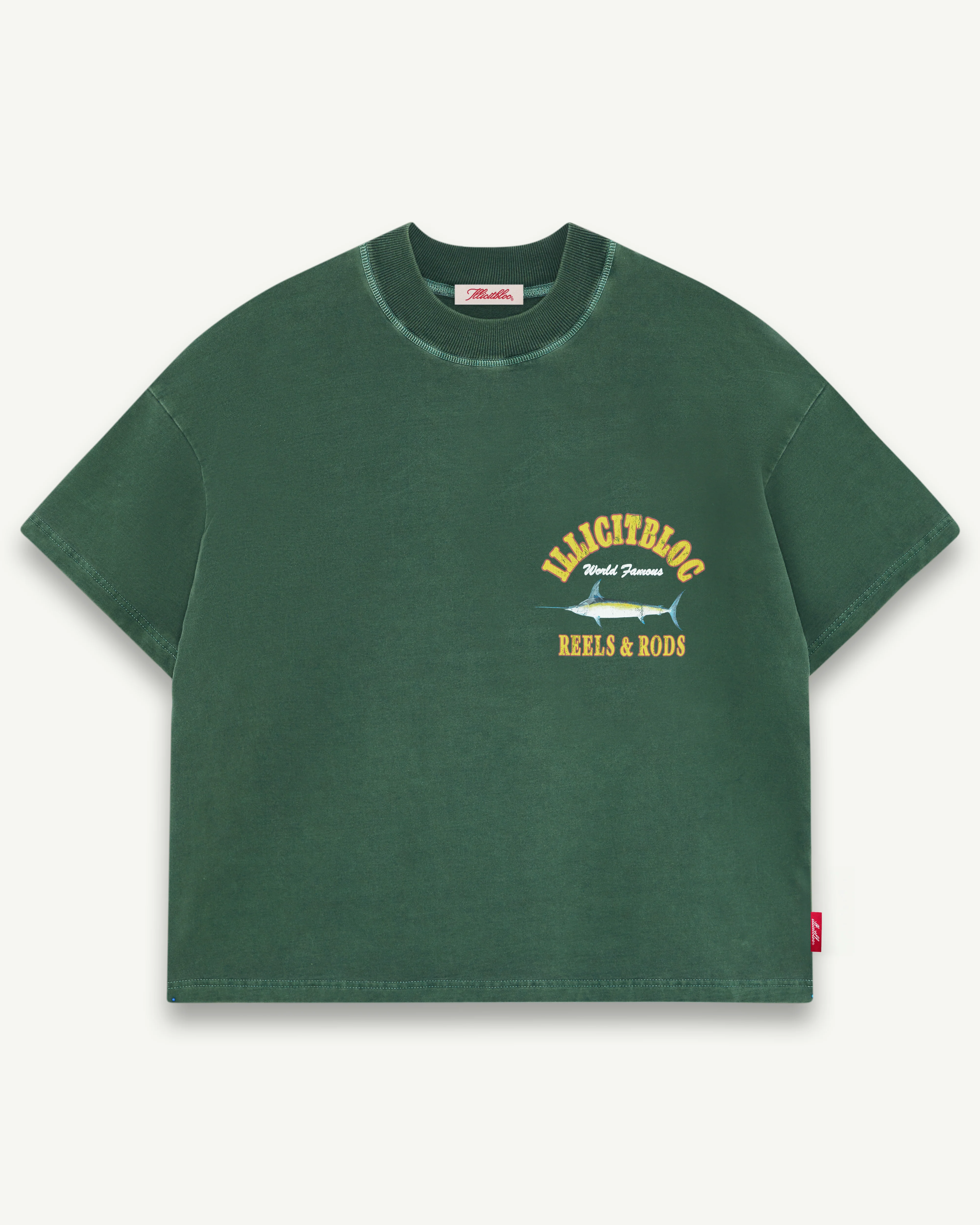 REELS & RODS CLOUDWEAVE™ T-SHIRT - HUNTER GREEN - Image 7