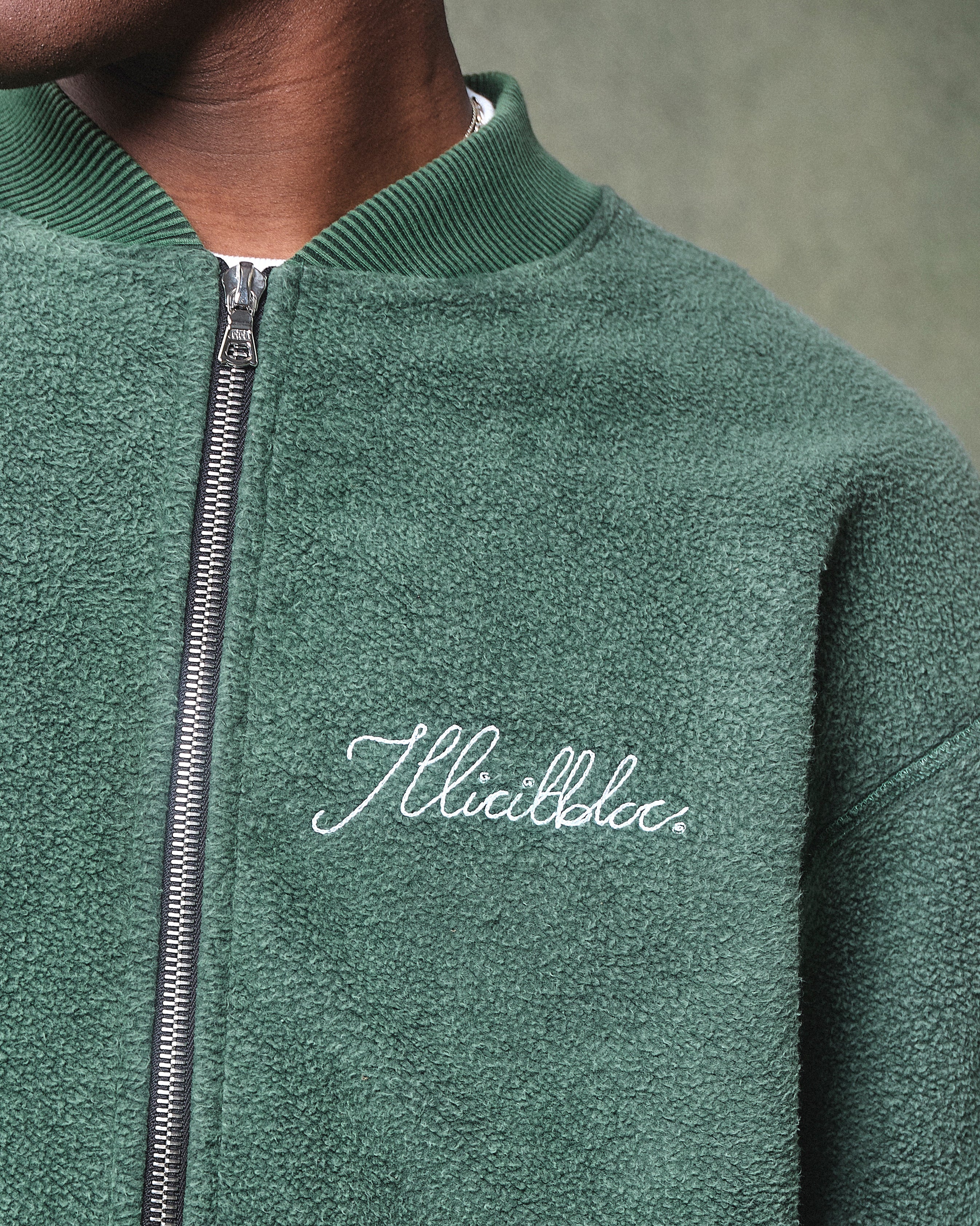 BAIT TEDDYKNIT™ BOMBER - HUNTER GREEN - Image 5