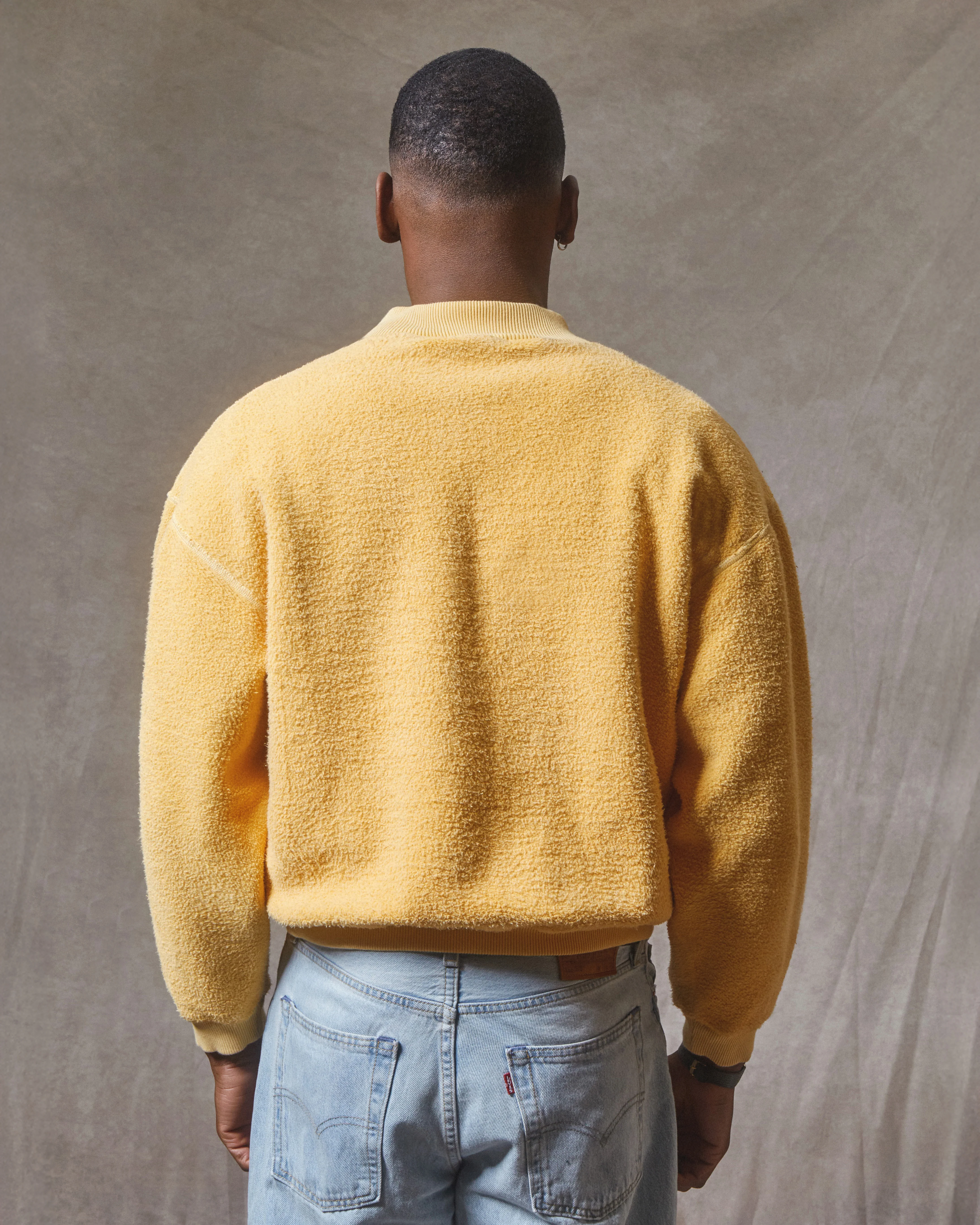 SPELLOUT TEDDYKNIT™ 1/4 ZIP - MIMOSA - Image 5