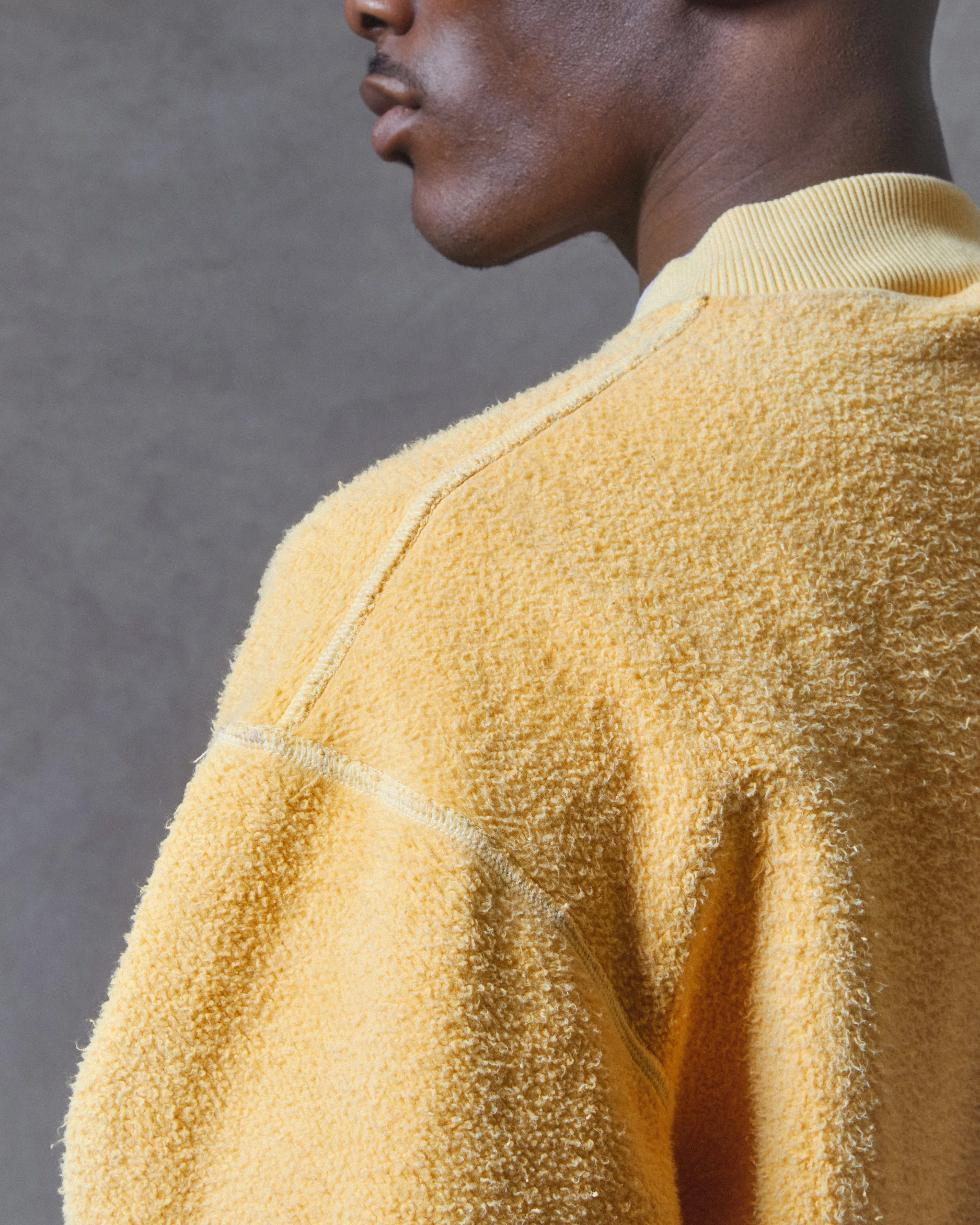 SPELLOUT TEDDYKNIT™ 1/4 ZIP - MIMOSA - Image 7