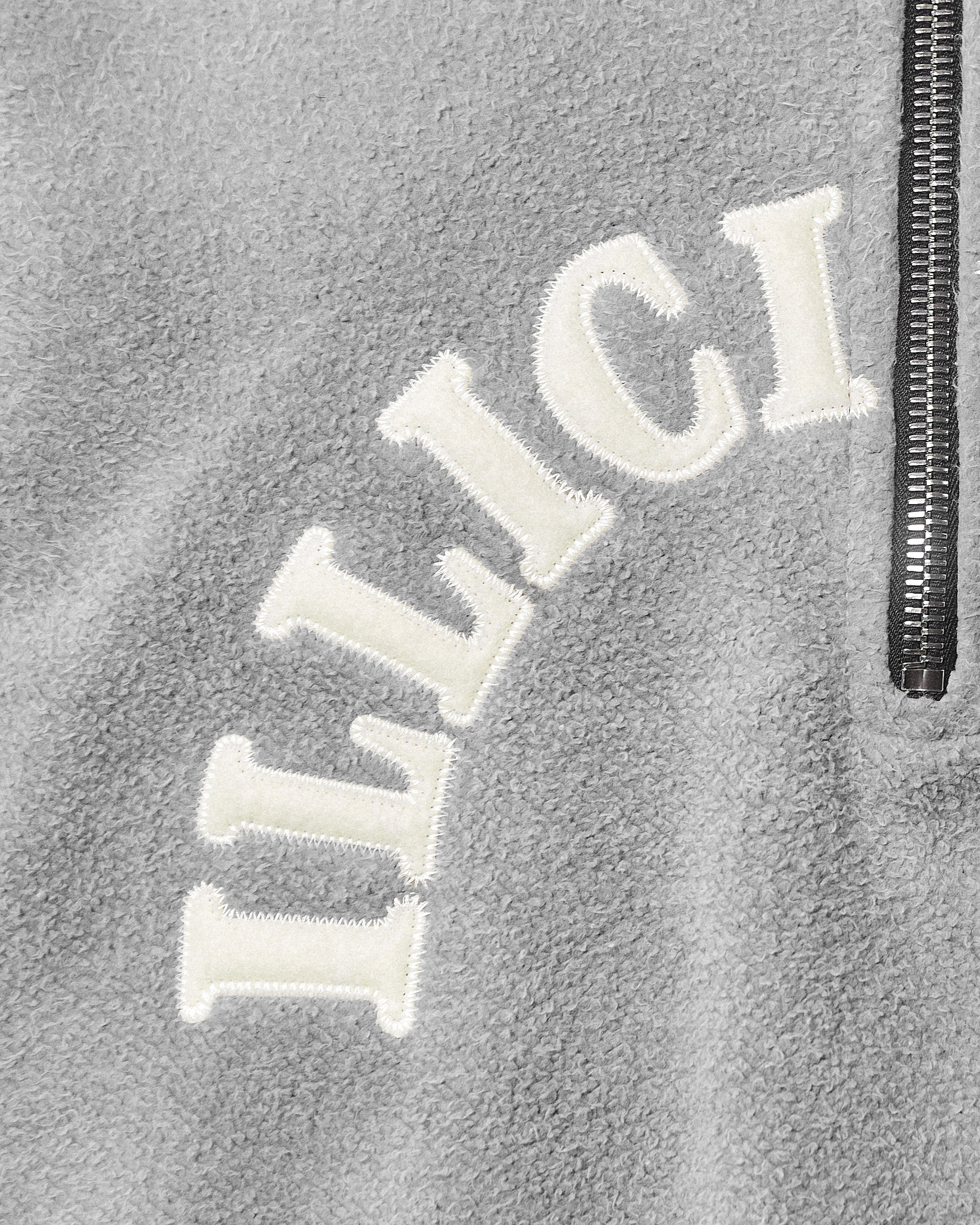 SPELLOUT TEDDYKNIT™ 1/4 ZIP - POWDER GREY - Image 5