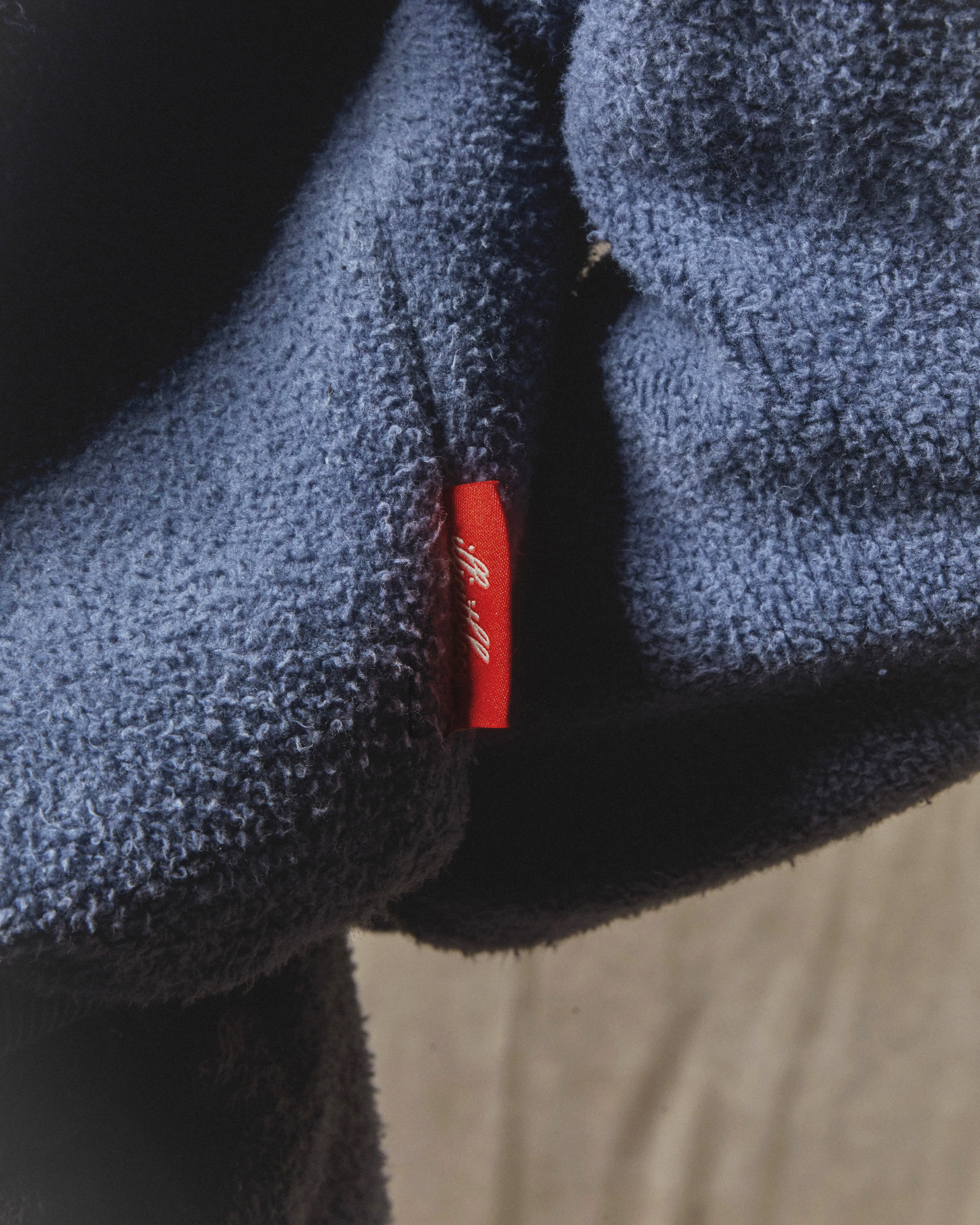 SPELLOUT TEDDYKNIT™ 1/4 ZIP - WASHED NAVY - Image 6