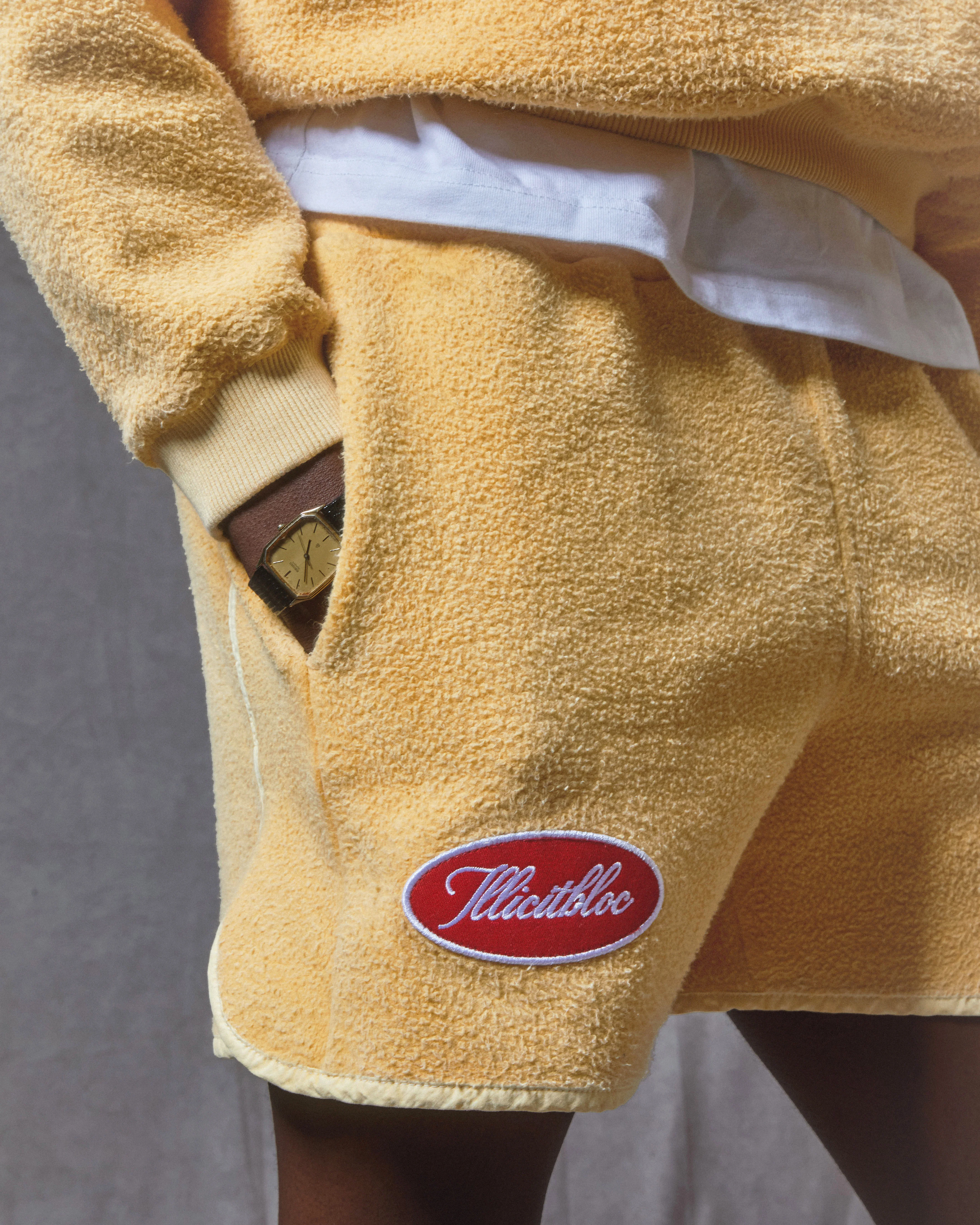 SPELLOUT TEDDYKNIT™ SPORTS SHORTS - MIMOSA - Image 5