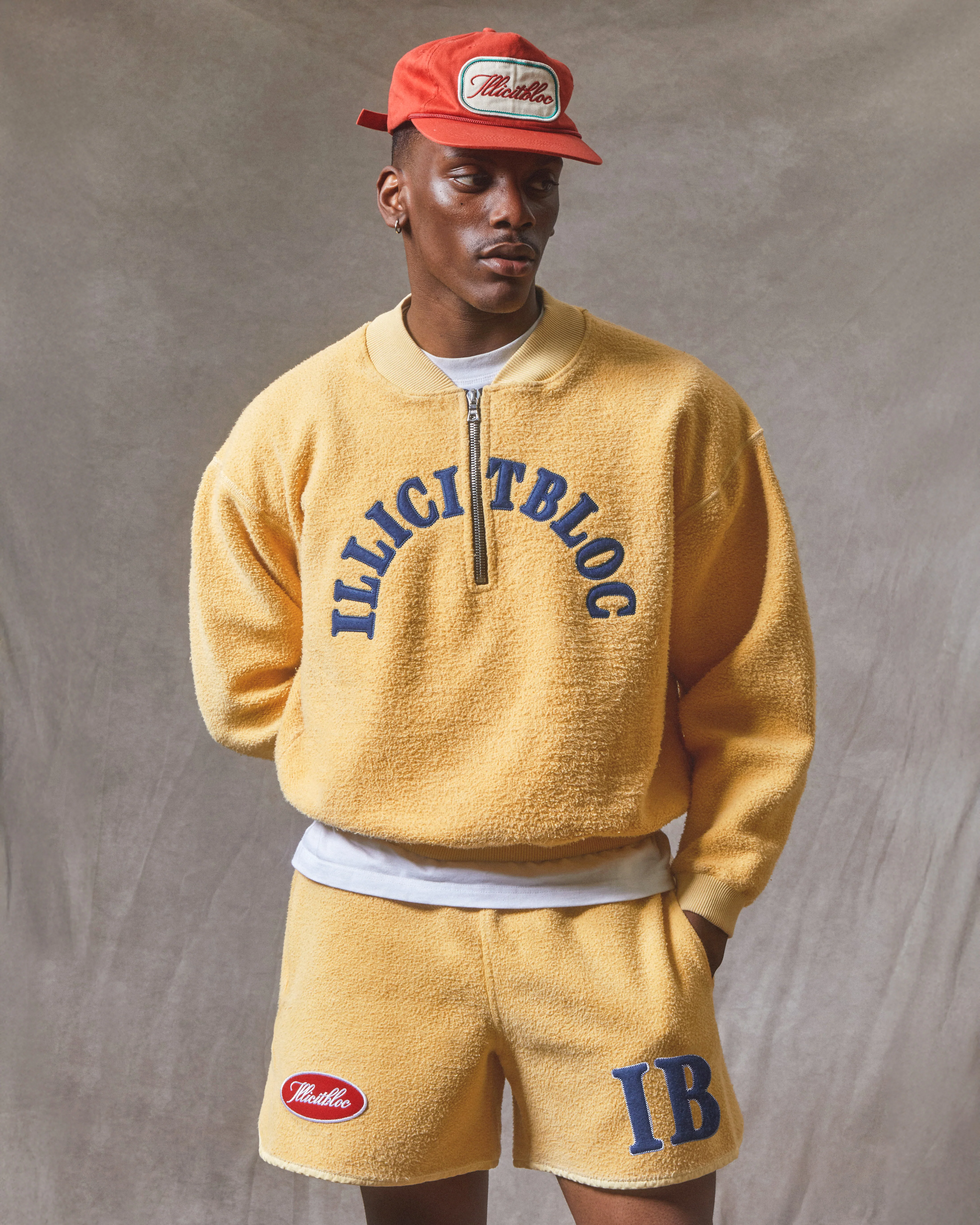 SPELLOUT TEDDYKNIT™ 1/4 ZIP - MIMOSA - Image 9