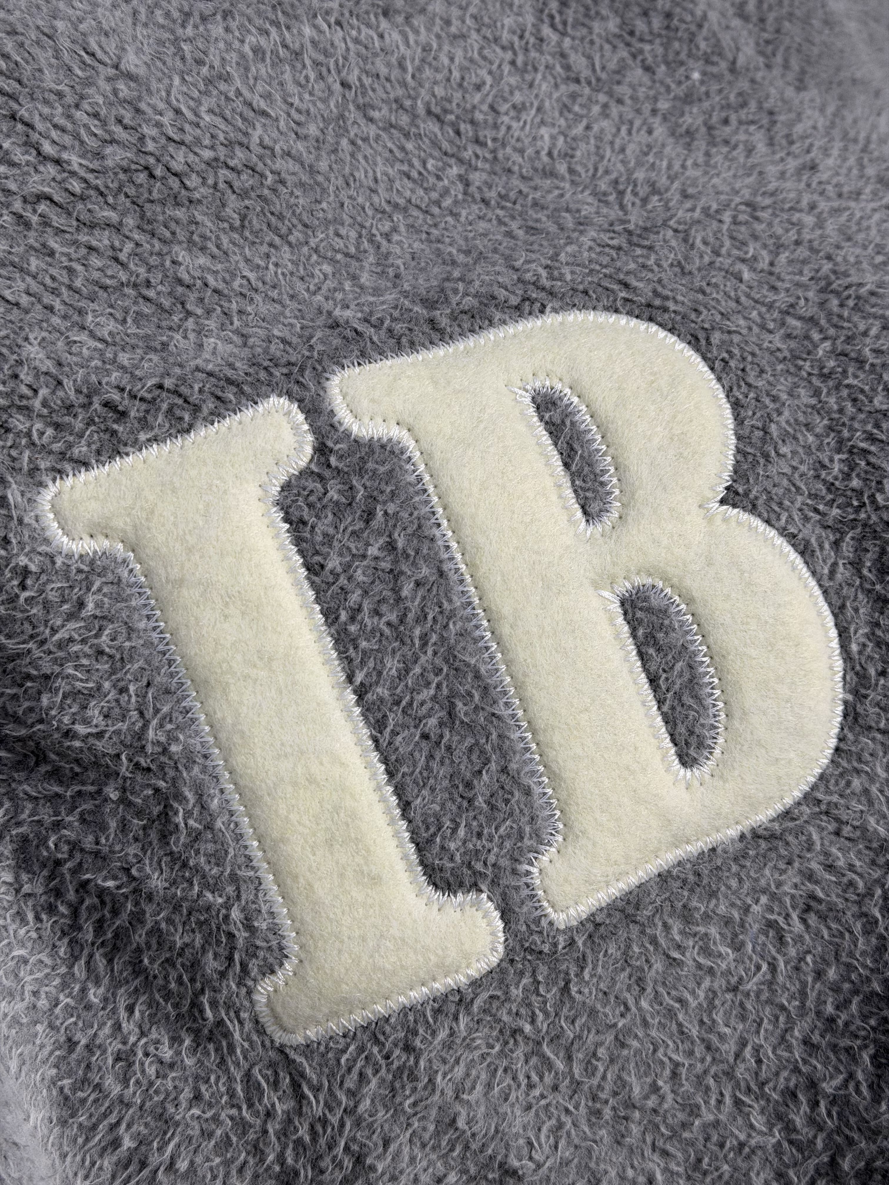 SPELLOUT TEDDYKNIT™ SWEATPANTS - POWDER GREY - Image 5