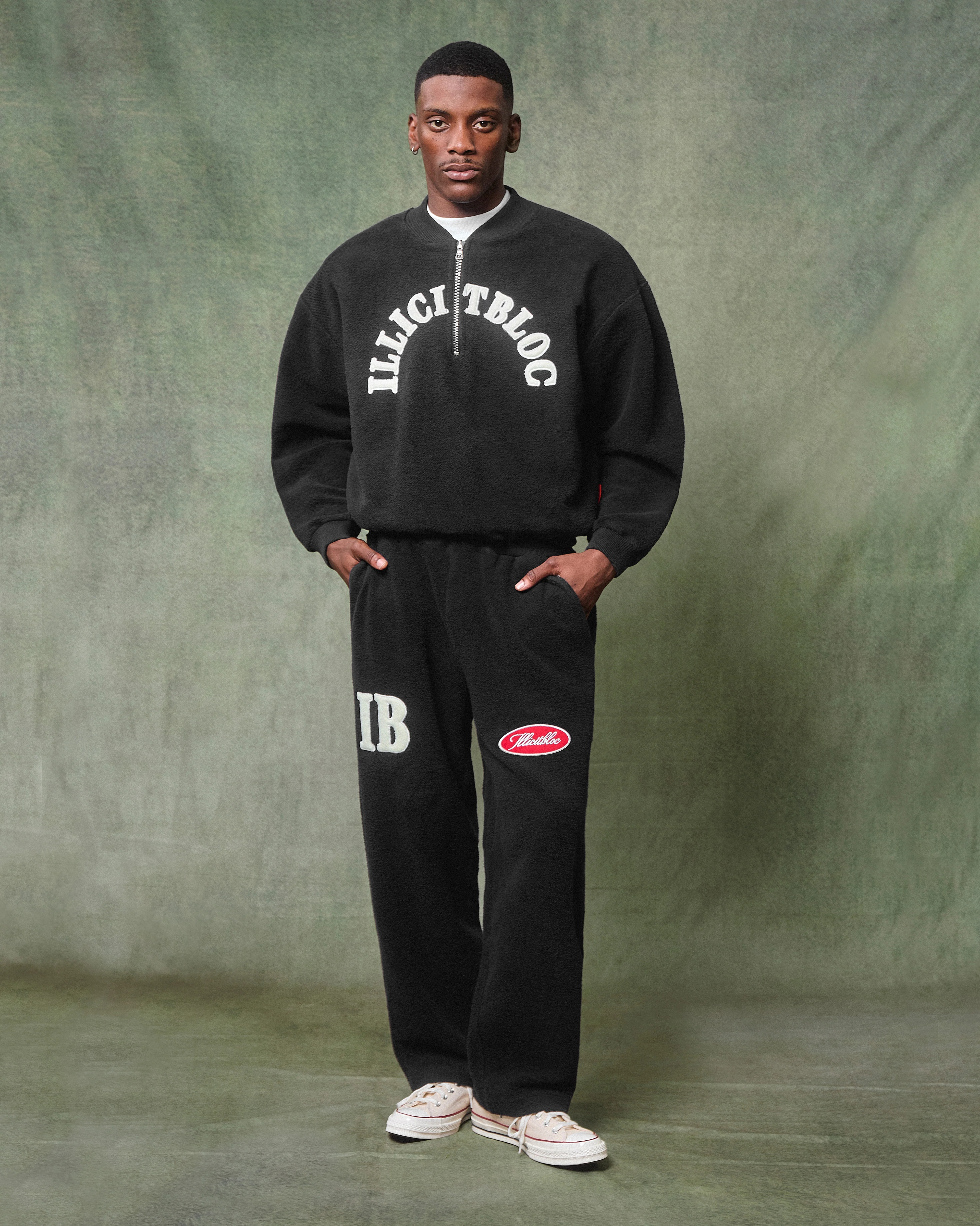 SPELLOUT TEDDYKNIT™ SWEATPANTS - VINTAGE BLACK - Image 5