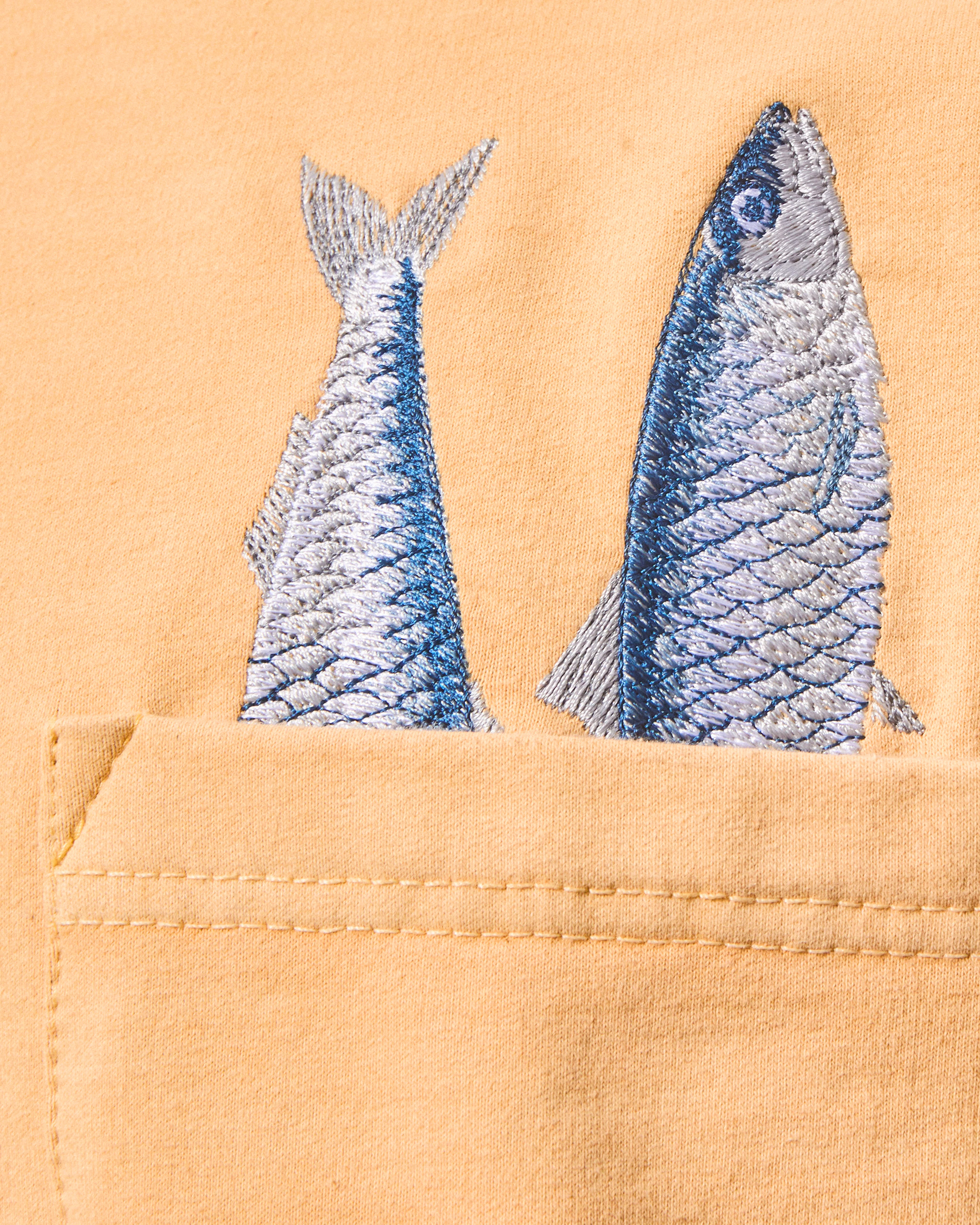SARDINE CLOUDWEAVE™ POCKET LONG SLEEVE T-SHIRT - MIMOSA - Image 4