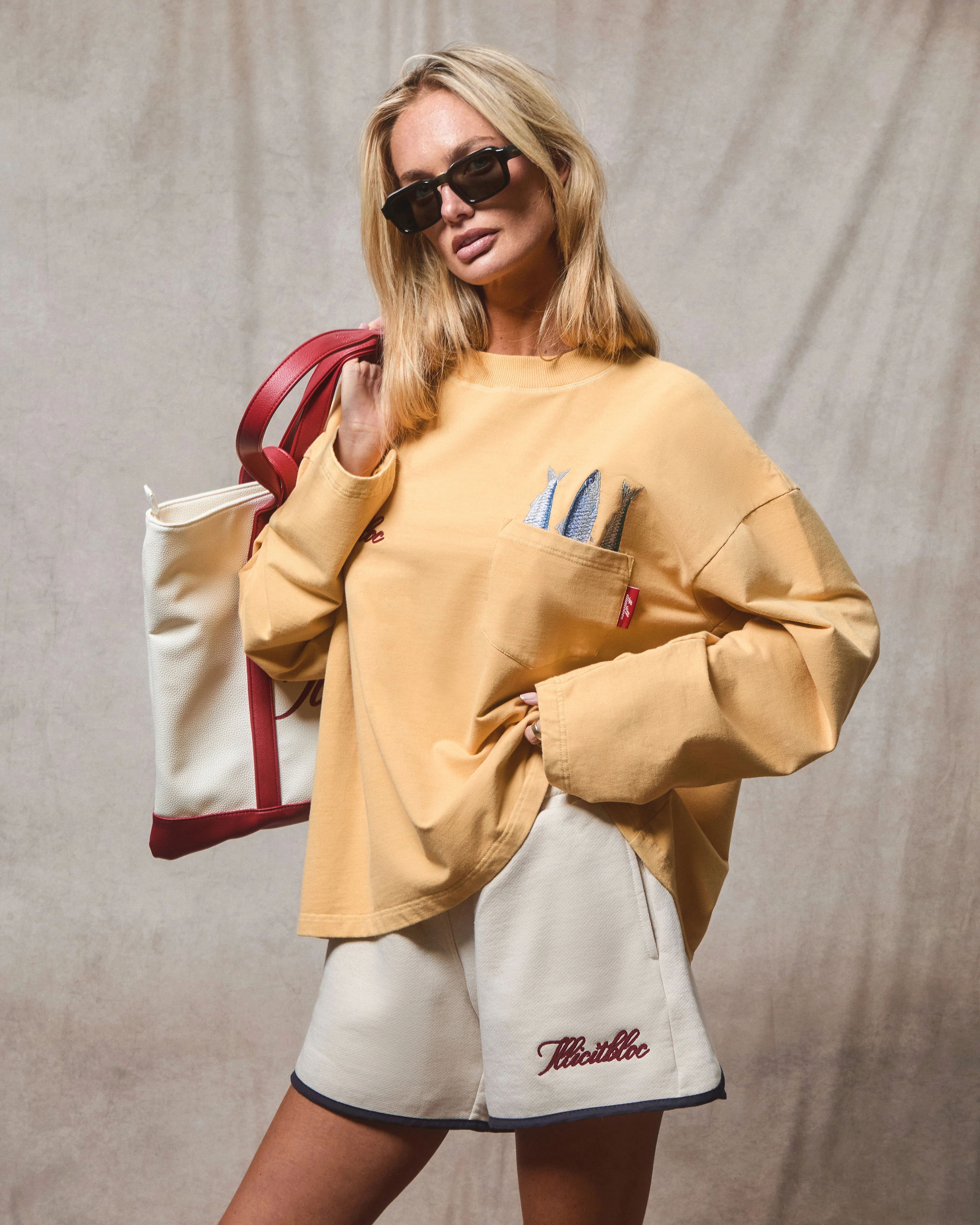SARDINE CLOUDWEAVE™ POCKET LONG SLEEVE T-SHIRT - MIMOSA - Image 9